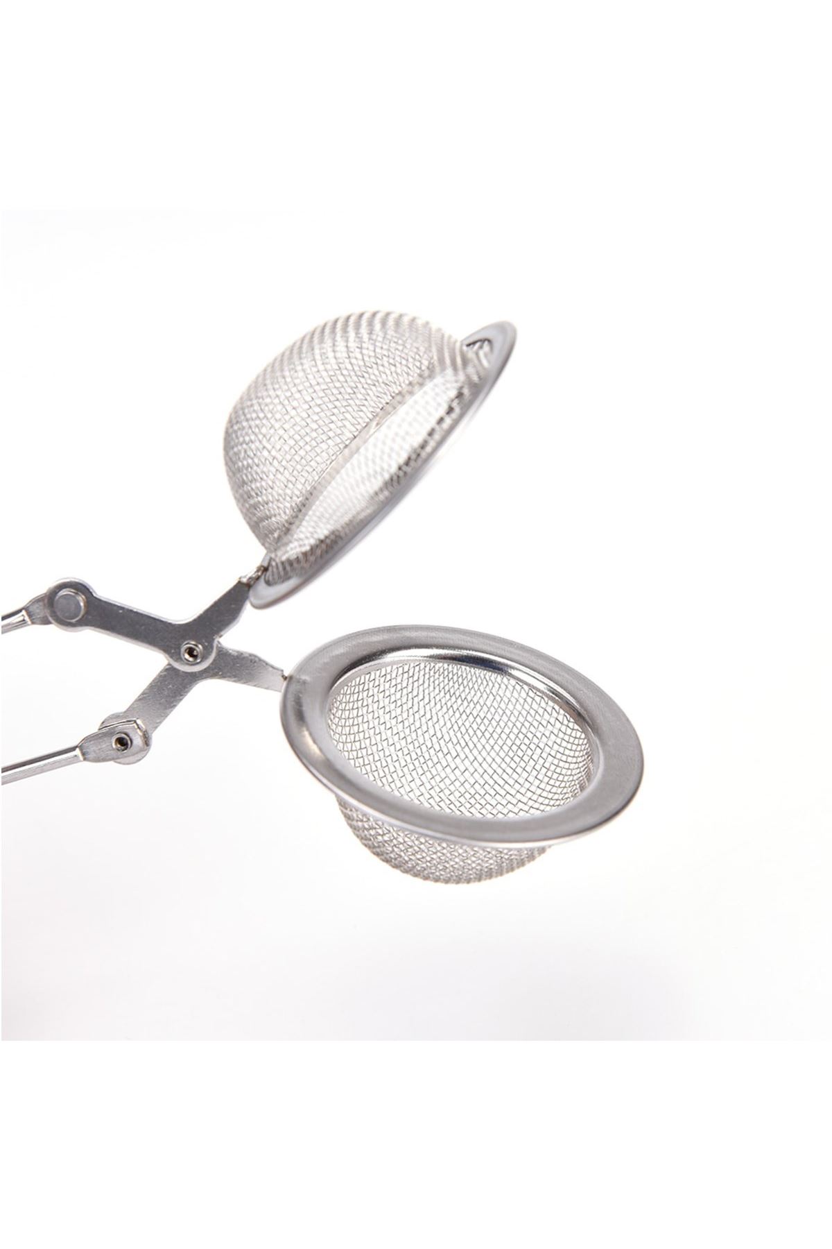 TBL Dekor® Paslanmaz Metal Pratik Kolay Bitki Çayı Demleme Süzgeci Aparatı