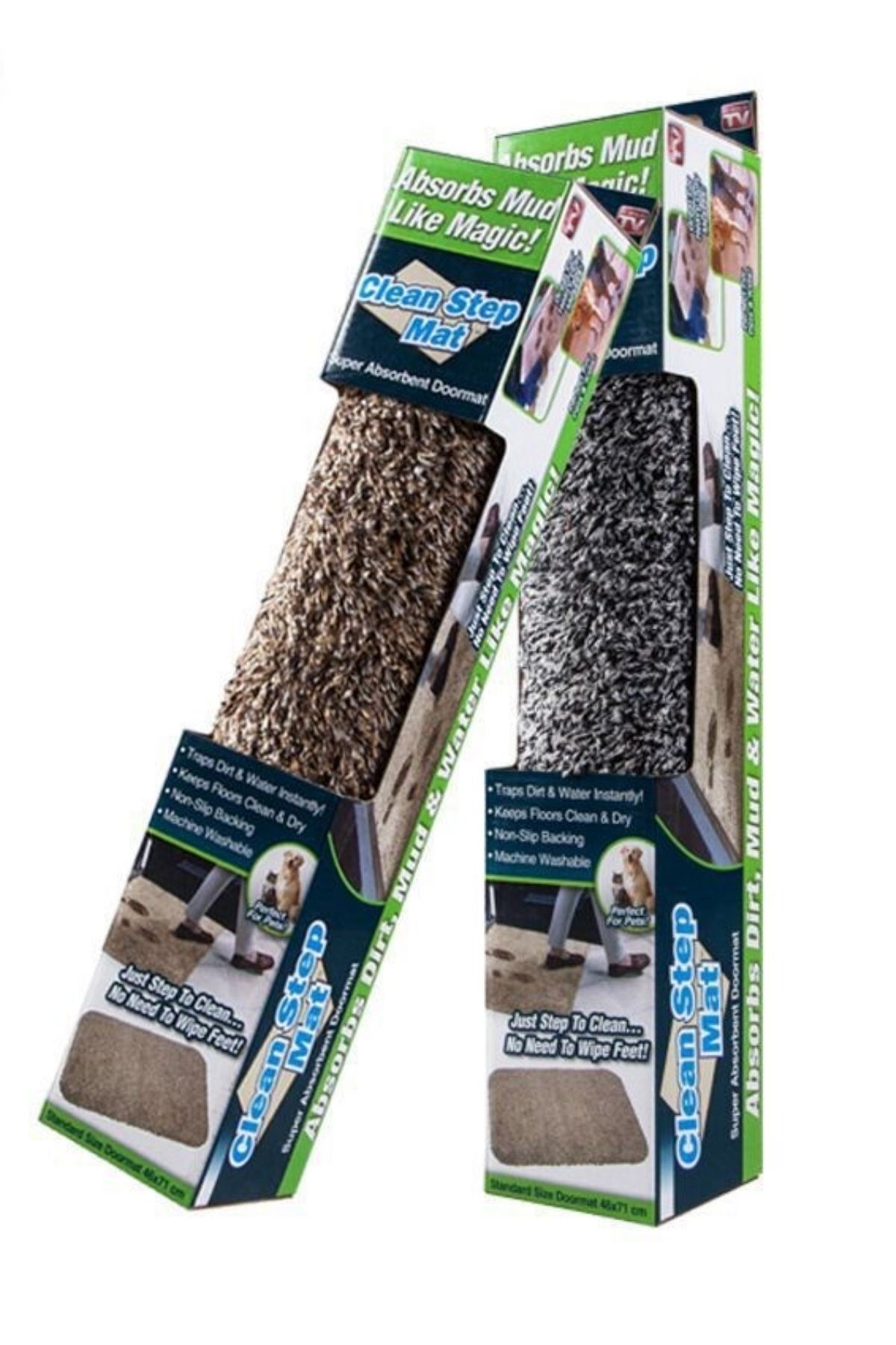 TBL Dekor® Çamaşır Makinesinde Yıkanabilir Kir Toz Emici Mikrofiberli Paspas