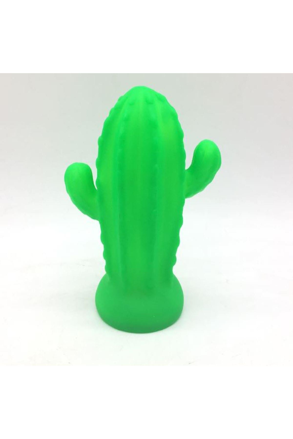 TBL Dekor® Pilli Silikon Led Işıklı Sevimli Kaktüs Gece Lambası Aydınlatması