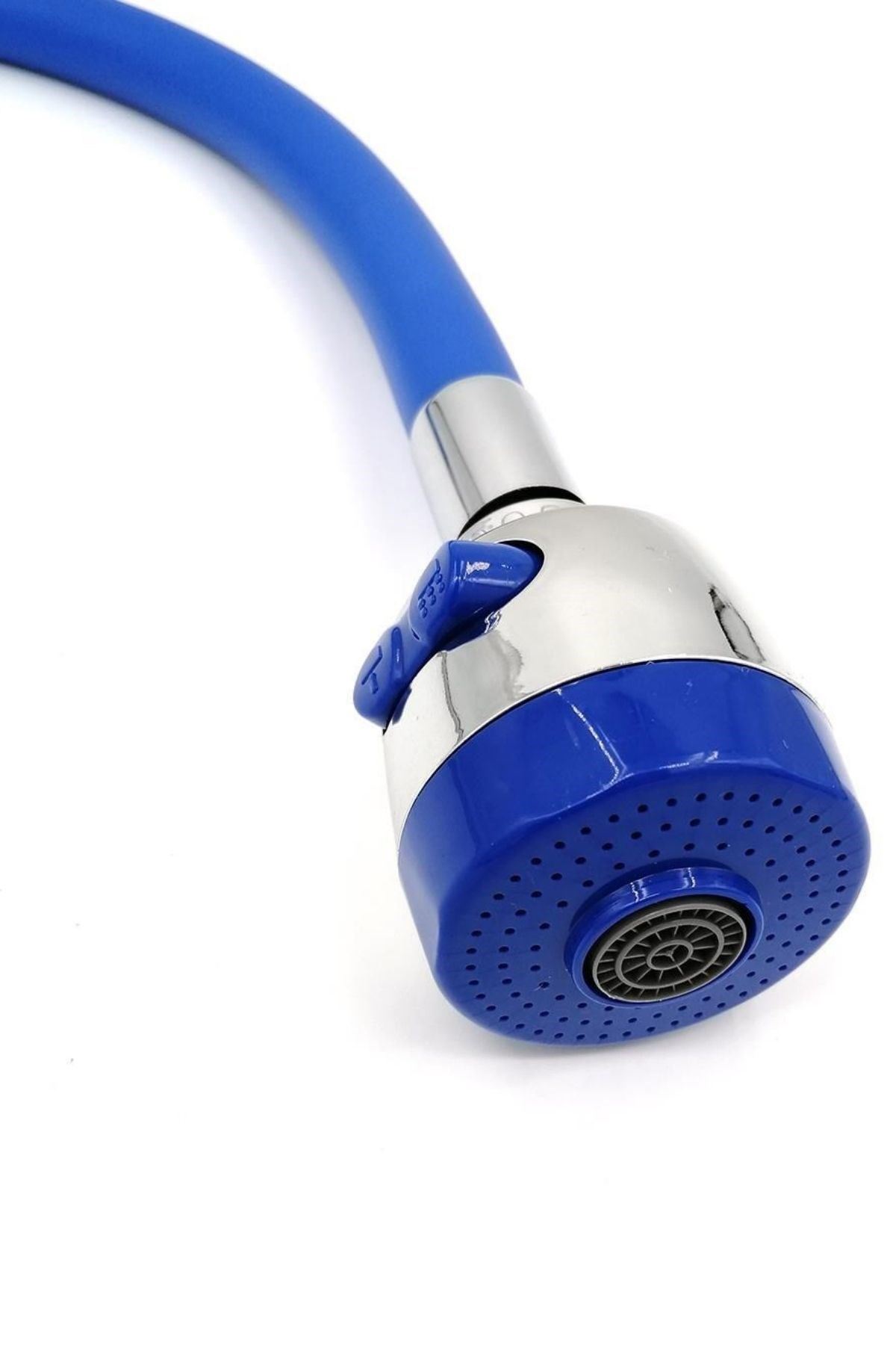 TBL Dekor® Oynar Başlıklı Tasarruflu Kubar Musluk Borusu ve Başlığı Mavi