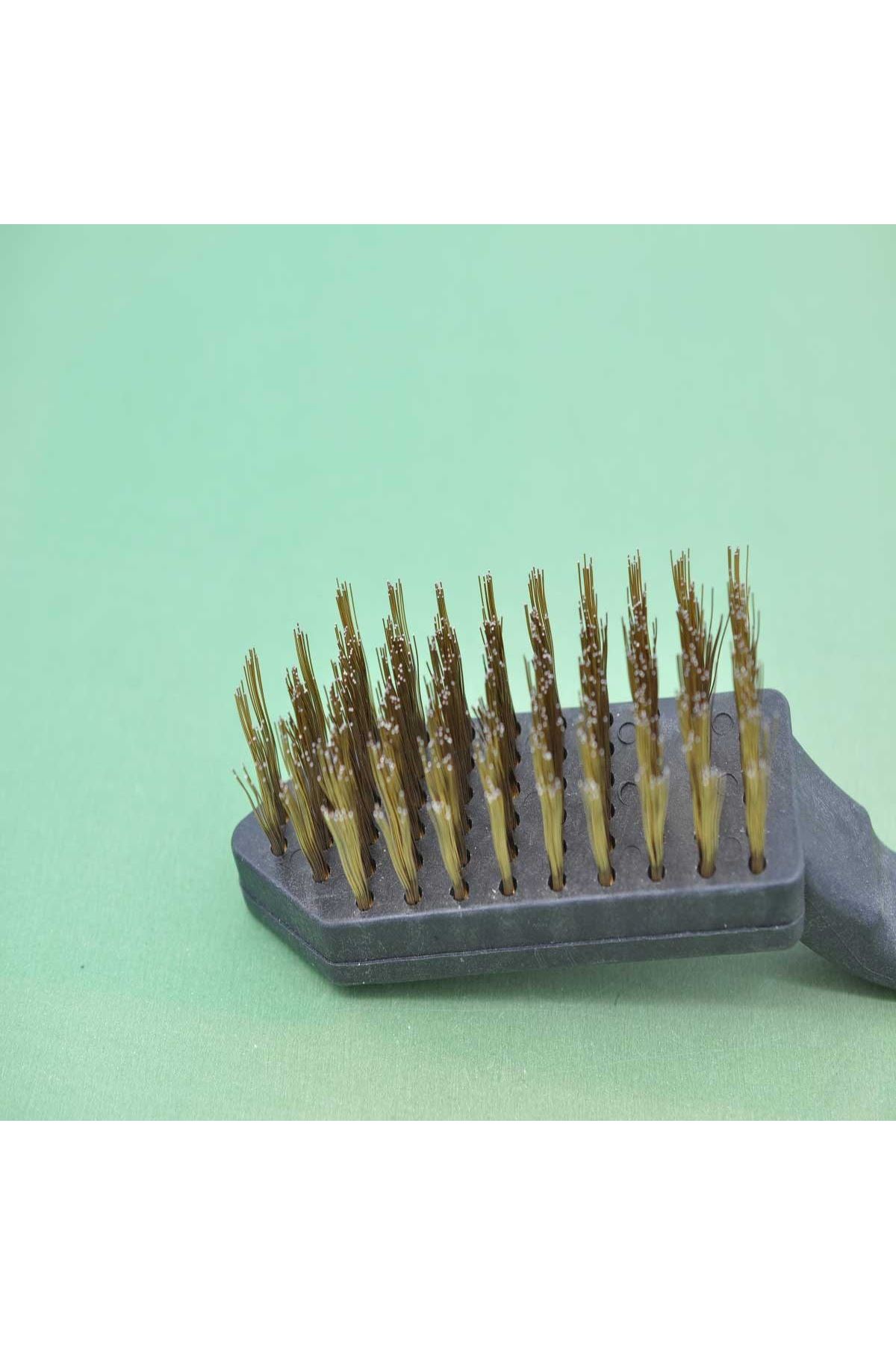 TBL Dekor® Metal Tel Fırça Plastik Saplı Pas Kir Sökme Temizleme Fırçası