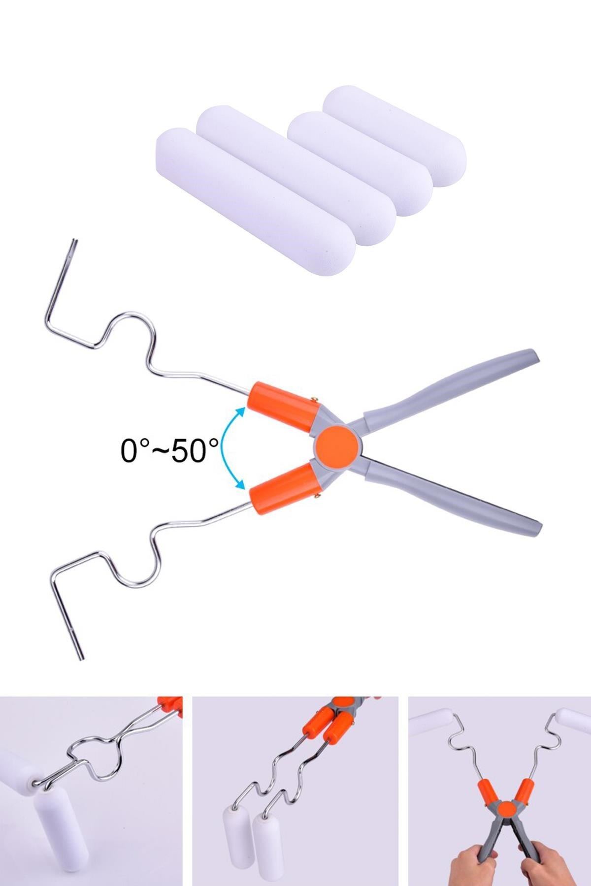 TBL Dekor® Nano Süngerli Damlatmaz Mobilya ve Duvar Boyama Rulosu Hem Köşe Hem Düz Zemin