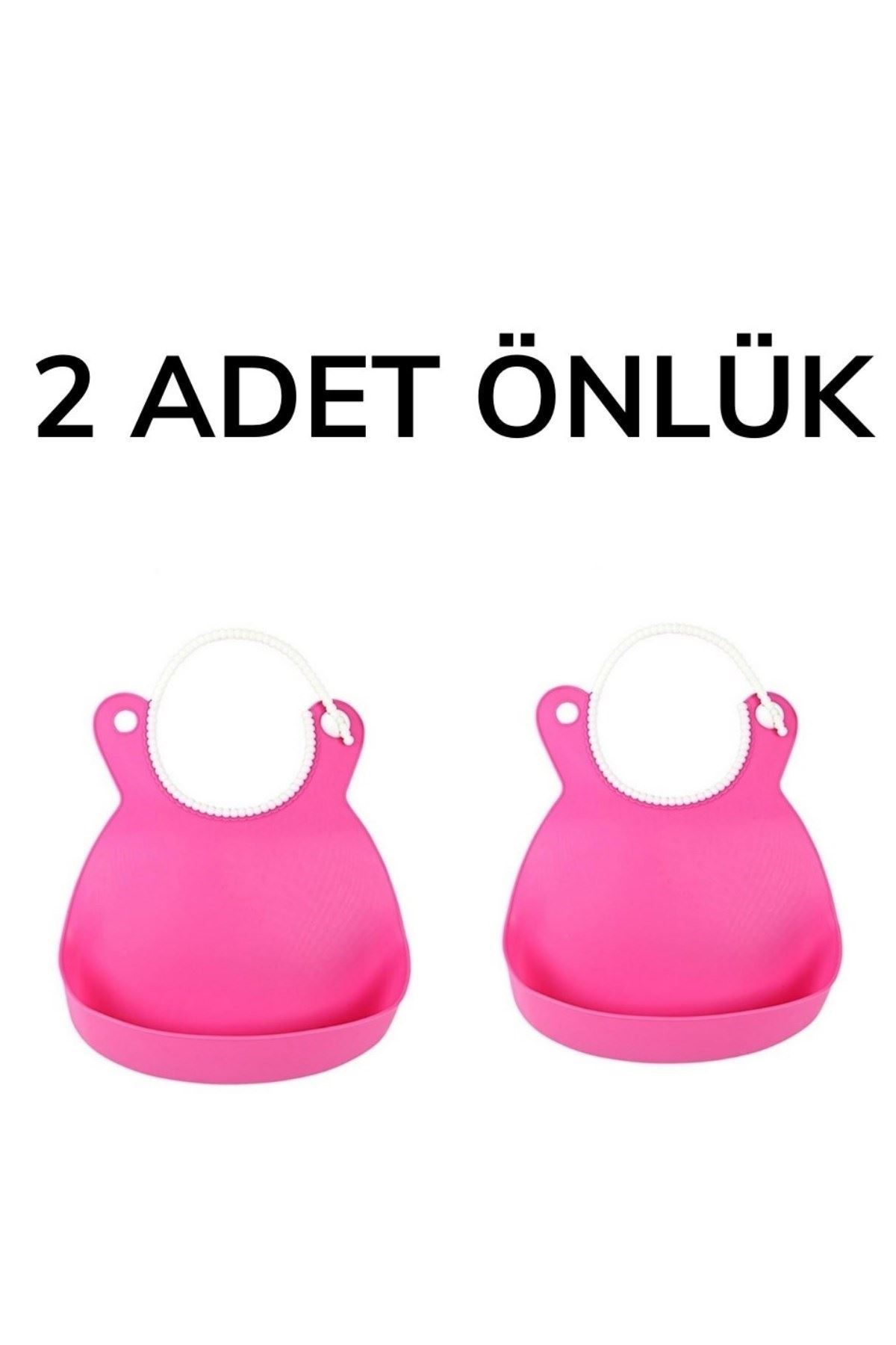 TBL Dekor® Çocuk Bebek Mama Önlüğü Dökülme Engelleyici Bükülebilir Pembe