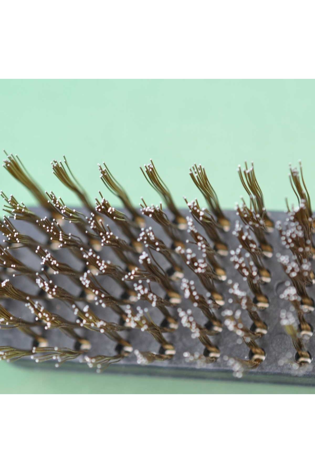 TBL Dekor® Metal Tel Fırça Plastik Saplı Pas Kir Sökme Temizleme Fırçası