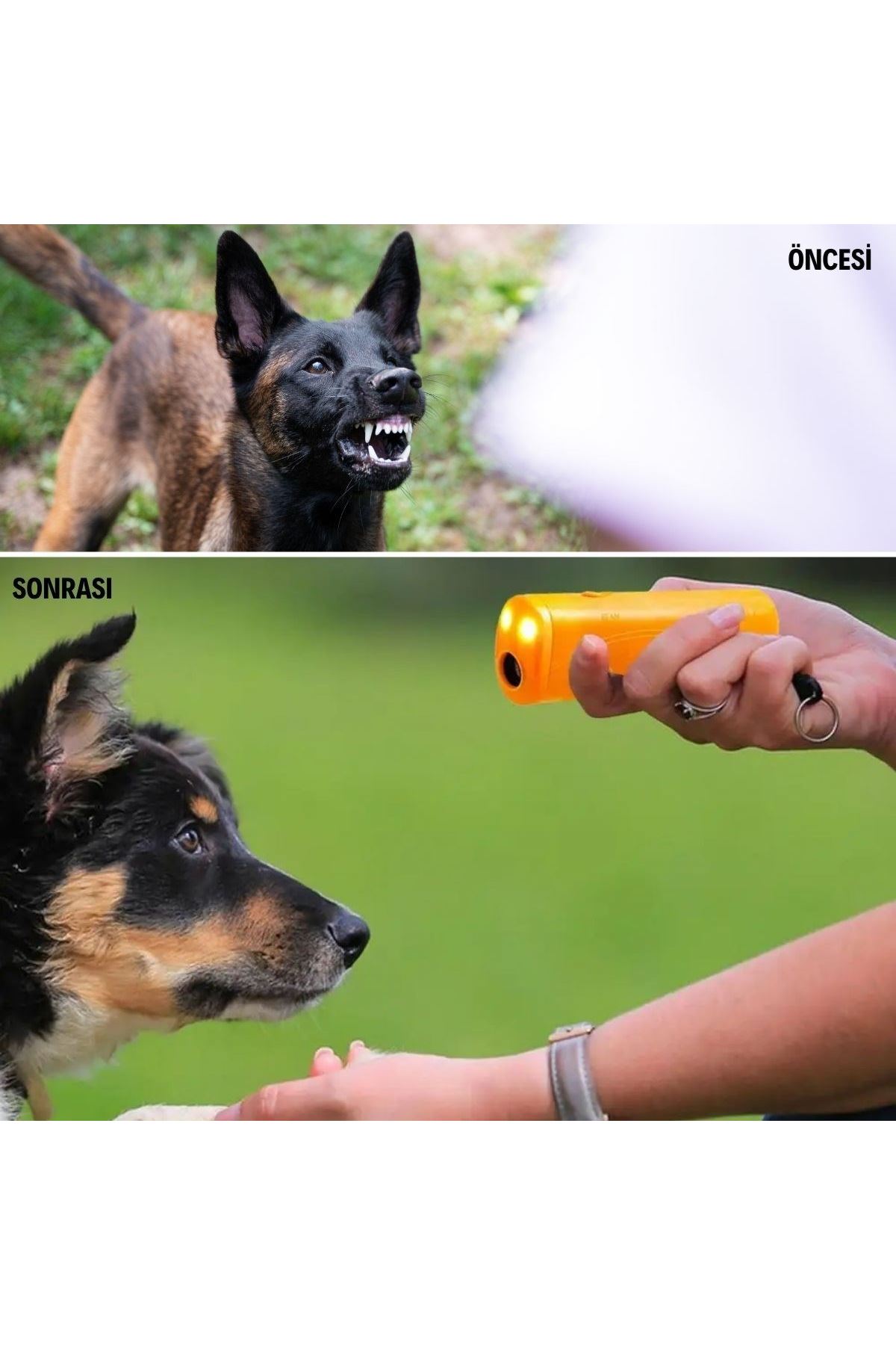 TBL Dekor® Ultrasonik Köpeksavar Köpek Kovucu Köpek Kornası Eğitim Cihazı