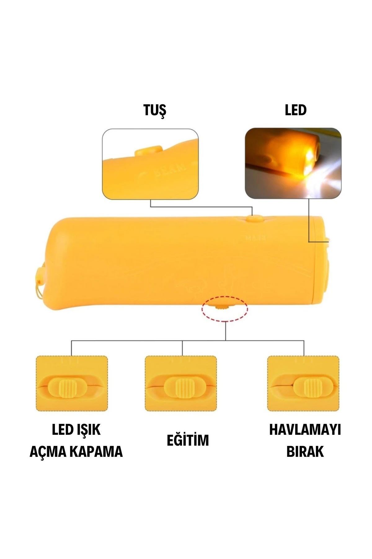 TBL Dekor® Ultrasonik Köpeksavar Köpek Kovucu Köpek Kornası Eğitim Cihazı
