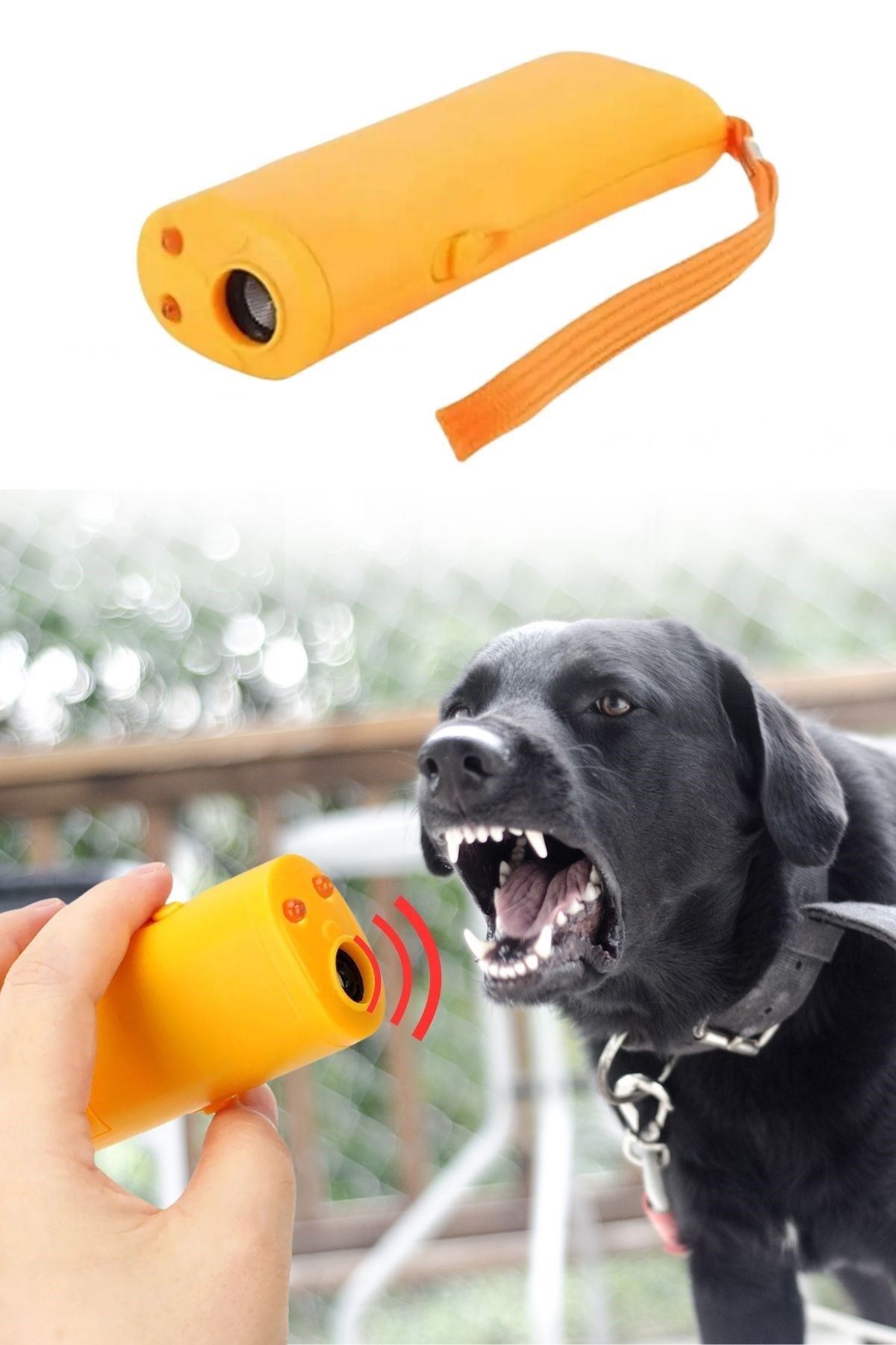 TBL Dekor® Ultrasonik Köpeksavar Köpek Kovucu Köpek Kornası Eğitim Cihazı