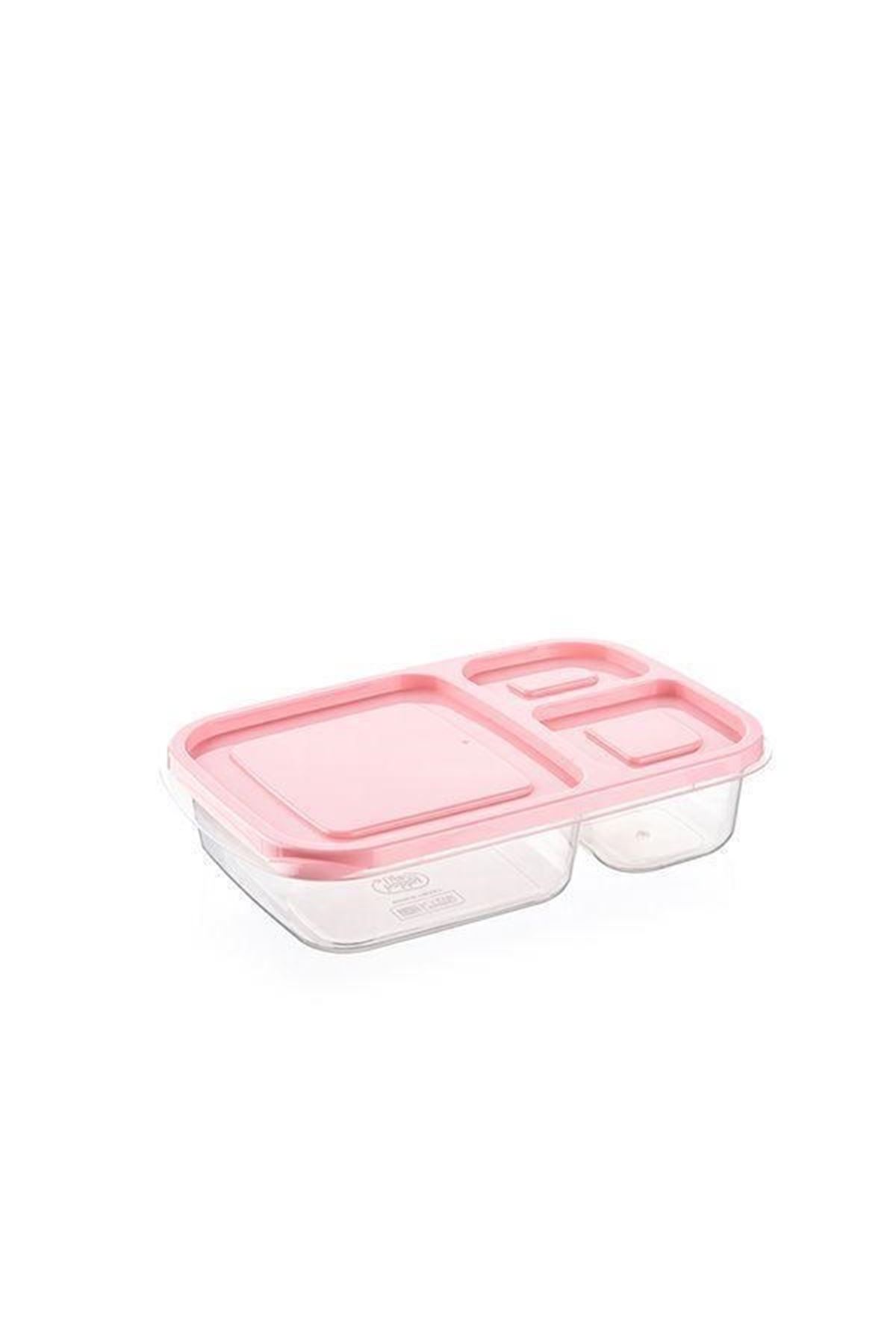 TBL Dekor® 3 Bölmeli Sefer Tası Pratik Kolay Gıda Diyet Saklama Erzak Kabı