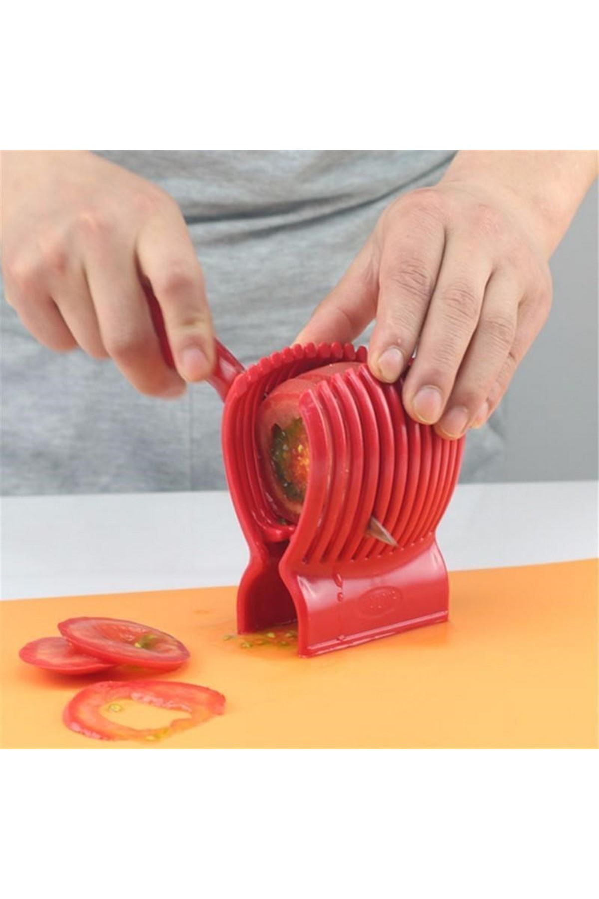 TBL Dekor® Mandallı Pratik Kolay Meyve ve Sebze Dilimleme Aparatı