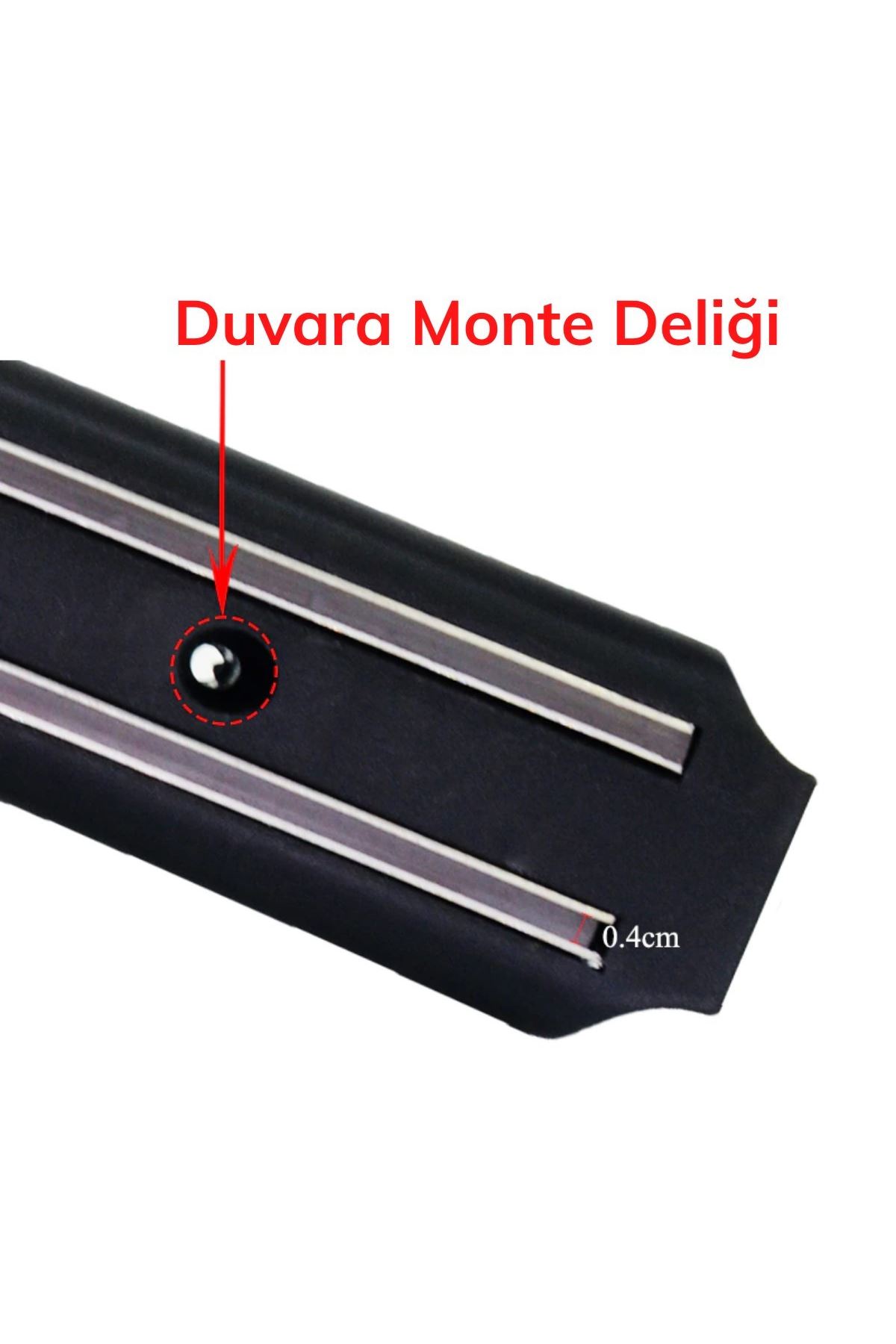 TBL Dekor® Mıknatıslı Paslanmaz Duvar Bıçak Askısı Standı 33 Cm  Aparat