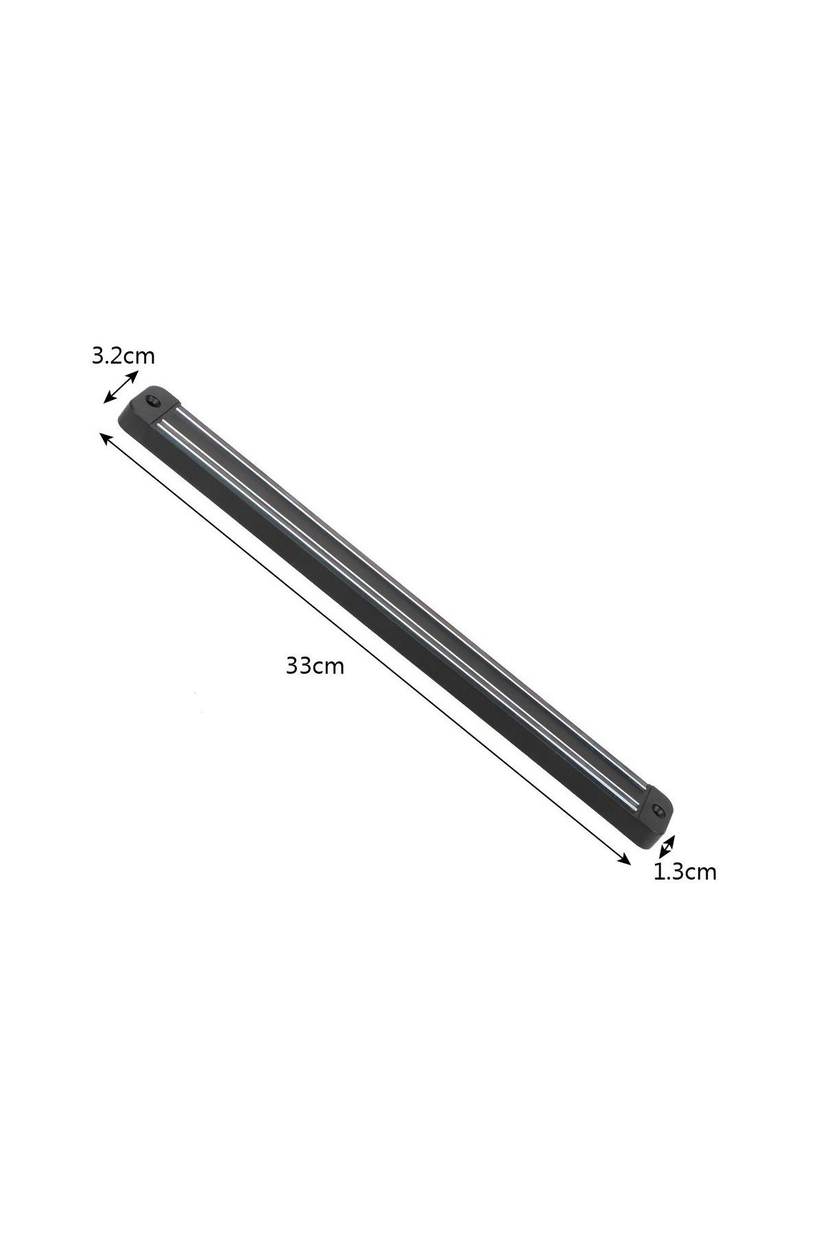 TBL Dekor® Mıknatıslı Paslanmaz Duvar Bıçak Askısı Standı 33 Cm  Aparat