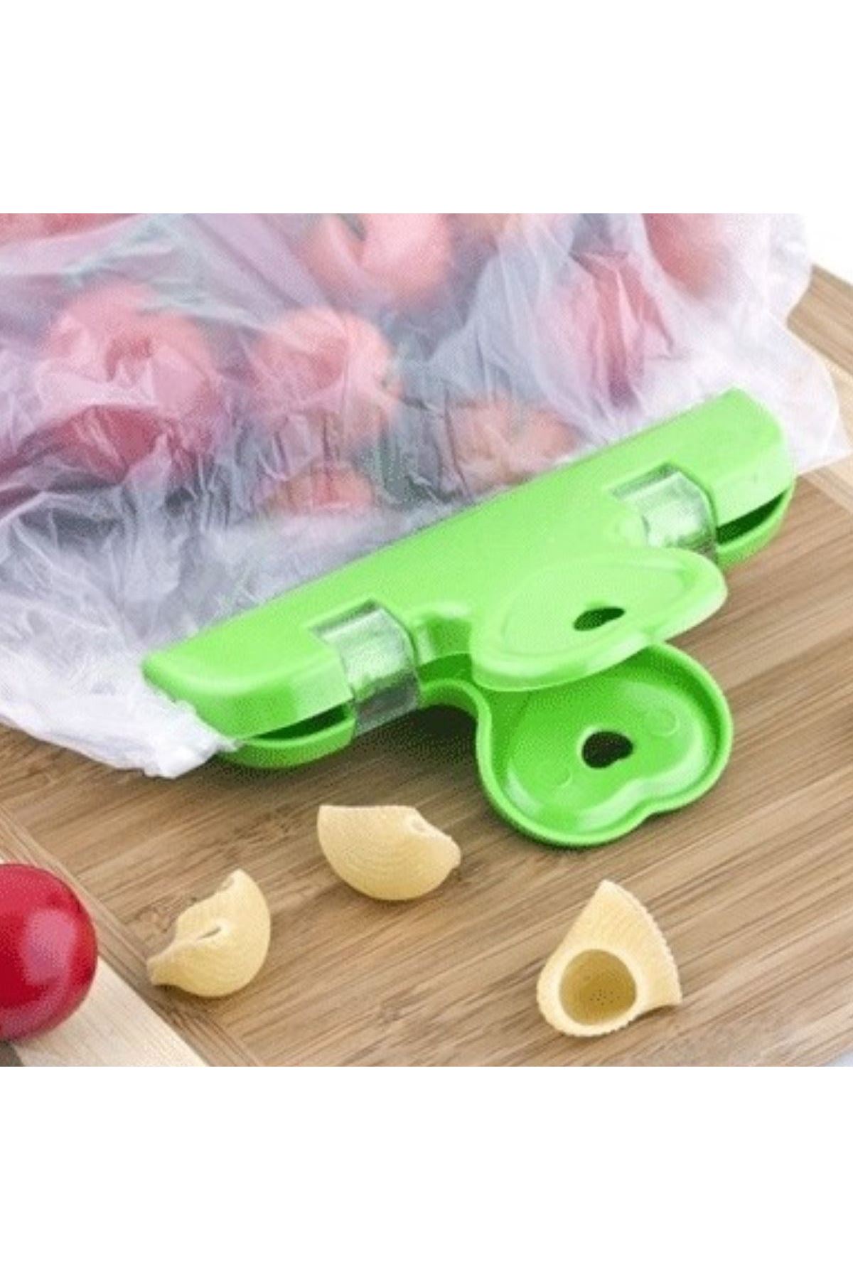 TBL Dekor® 2li Pratik Torba Paket Ve Poşet Kapatıcı Kilitli Klips Mandal