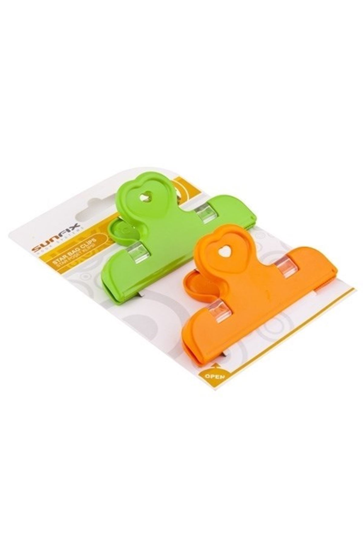 TBL Dekor® 2li Pratik Torba Paket Ve Poşet Kapatıcı Kilitli Klips Mandal