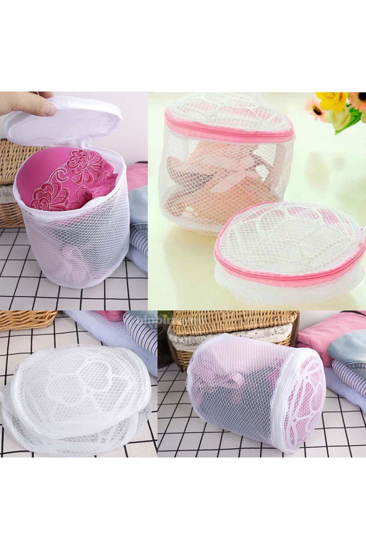 TBL Dekor® Sütyen Yıkama Filesi Tam Korumalı Hassas Çamaşır Yıkama Aparatı