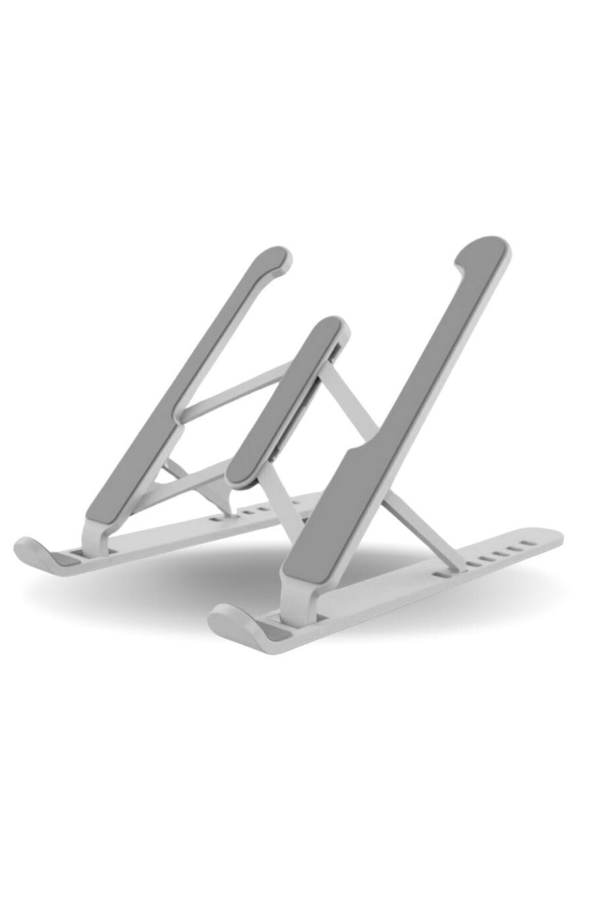 TBL Dekor® Ayarlanabilir Plastik Dizüstü Destek Tabanı Katlanabilir Taşınabilir Laptop Sehpası Yükselti