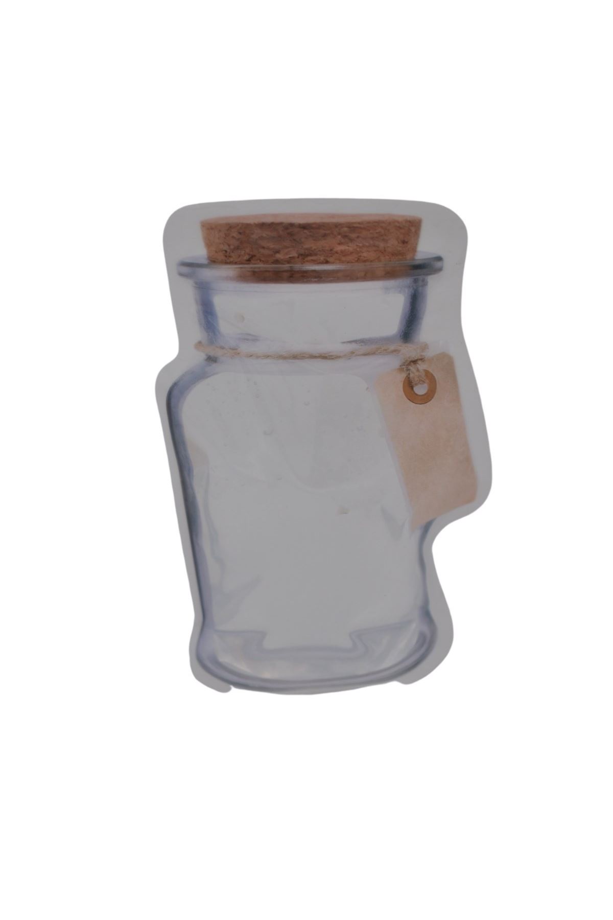 TBL Dekor® Kavanoz Görünümlü Kilitli Poşet Çıtçıtlı ve Pratik Torba 4 Adet