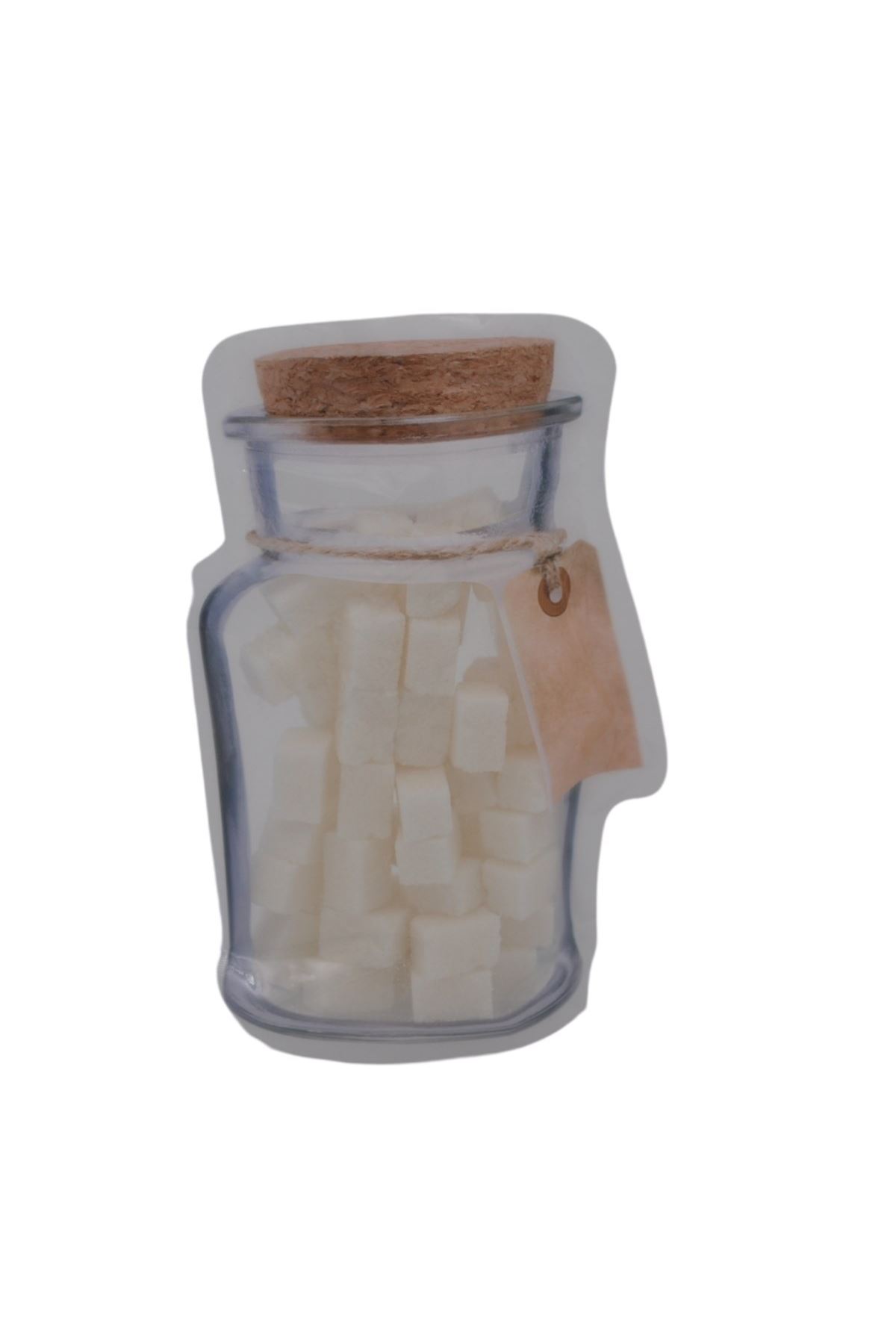 TBL Dekor® Kavanoz Görünümlü Kilitli Poşet Çıtçıtlı ve Pratik Torba 4 Adet