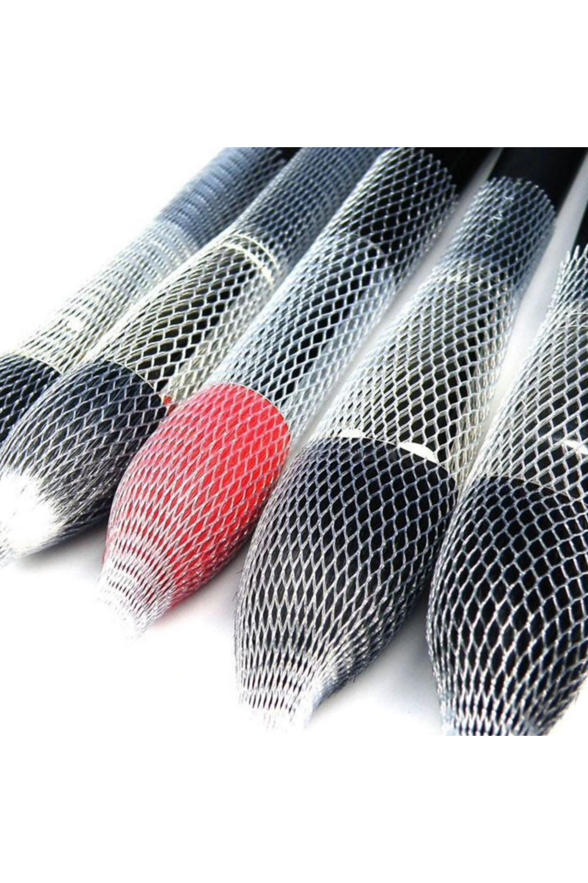 TBL Dekor® Makyaj Far Allık Kontür Eyeliner Fırça Malzemeleri Ürünleri Koruyucu File Kapak Örgü Kılıf S