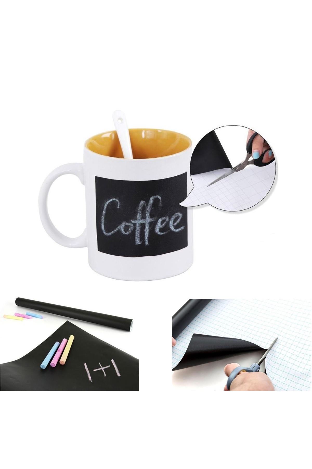 TBL Dekor® Sticker Rulo Yapışkanlı Çocuk Yazı Yazma Tahtası Yazı Yazma Sticker