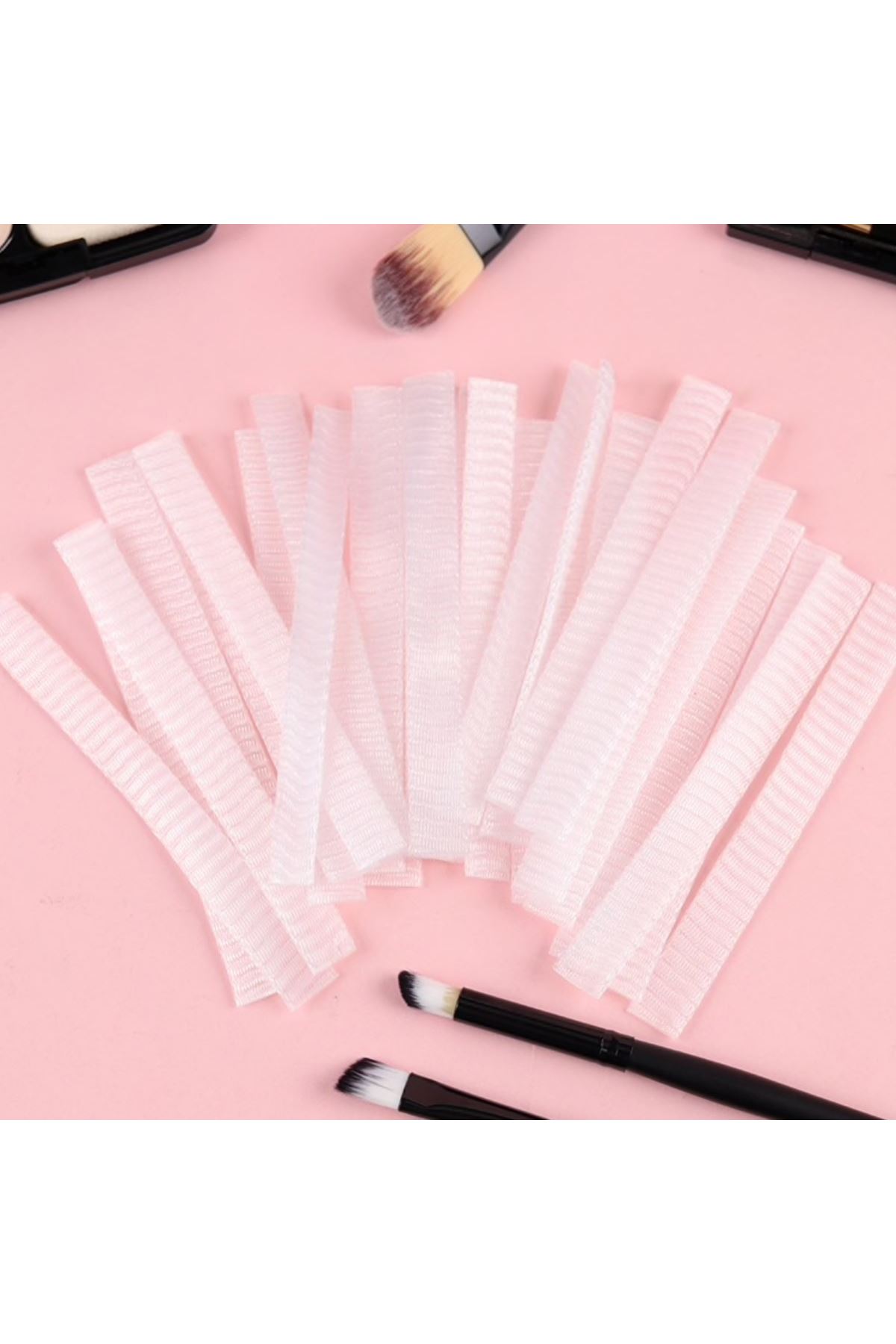 TBL Dekor® Makyaj Far Allık Kontür Eyeliner Fırça Malzemeleri Ürünleri Koruyucu File Kapak Örgü Kılıf S