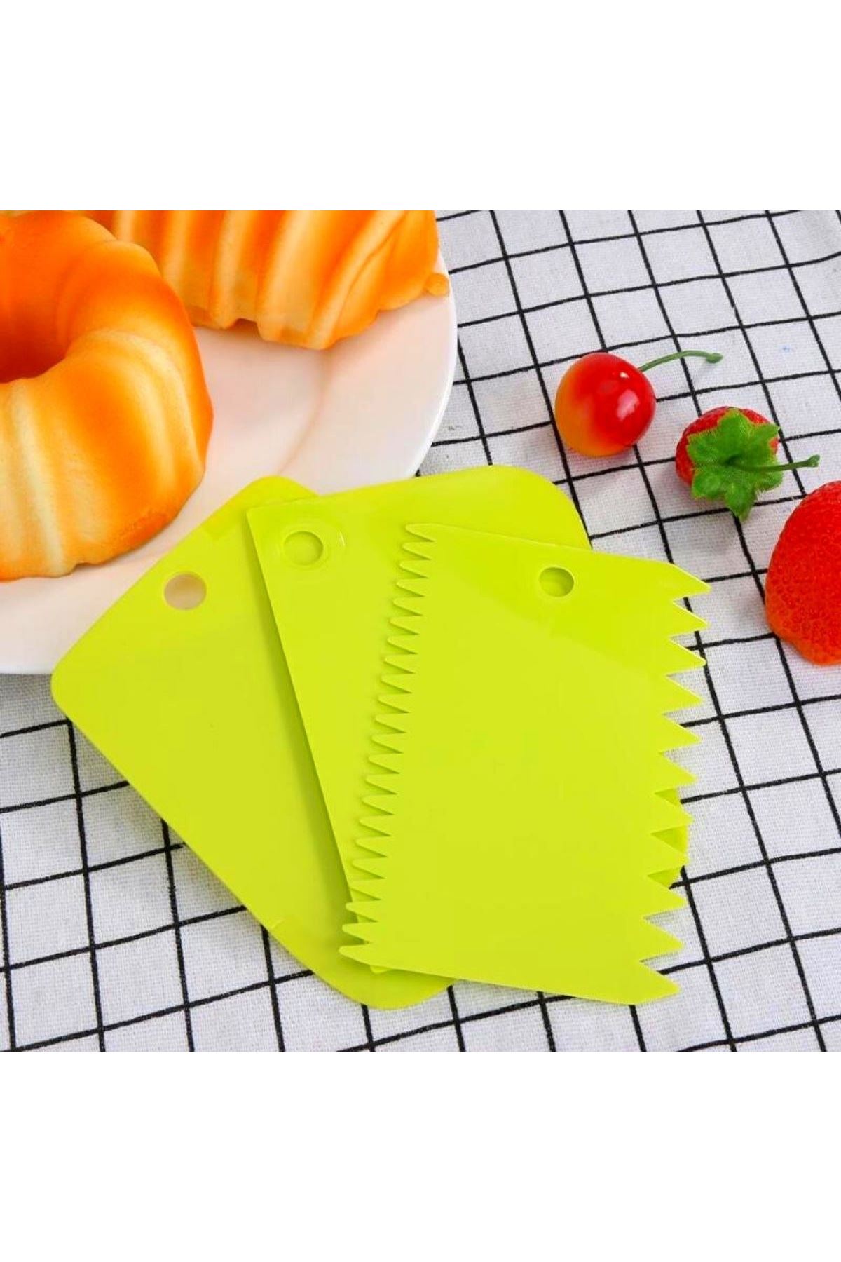 TBL Dekor® Pasta Hamur Şekillendirici Spatula Kesici Kazıyıcı Dekoratör Set