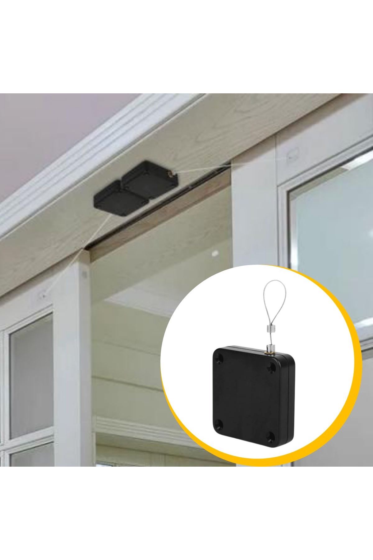 TBL Dekor® Yangına Dayanıklı Sıva Üstü Tüm Kapılar İçin Uygun Otomatik Kapanan Hızlı Otomatik Kapı Kapa