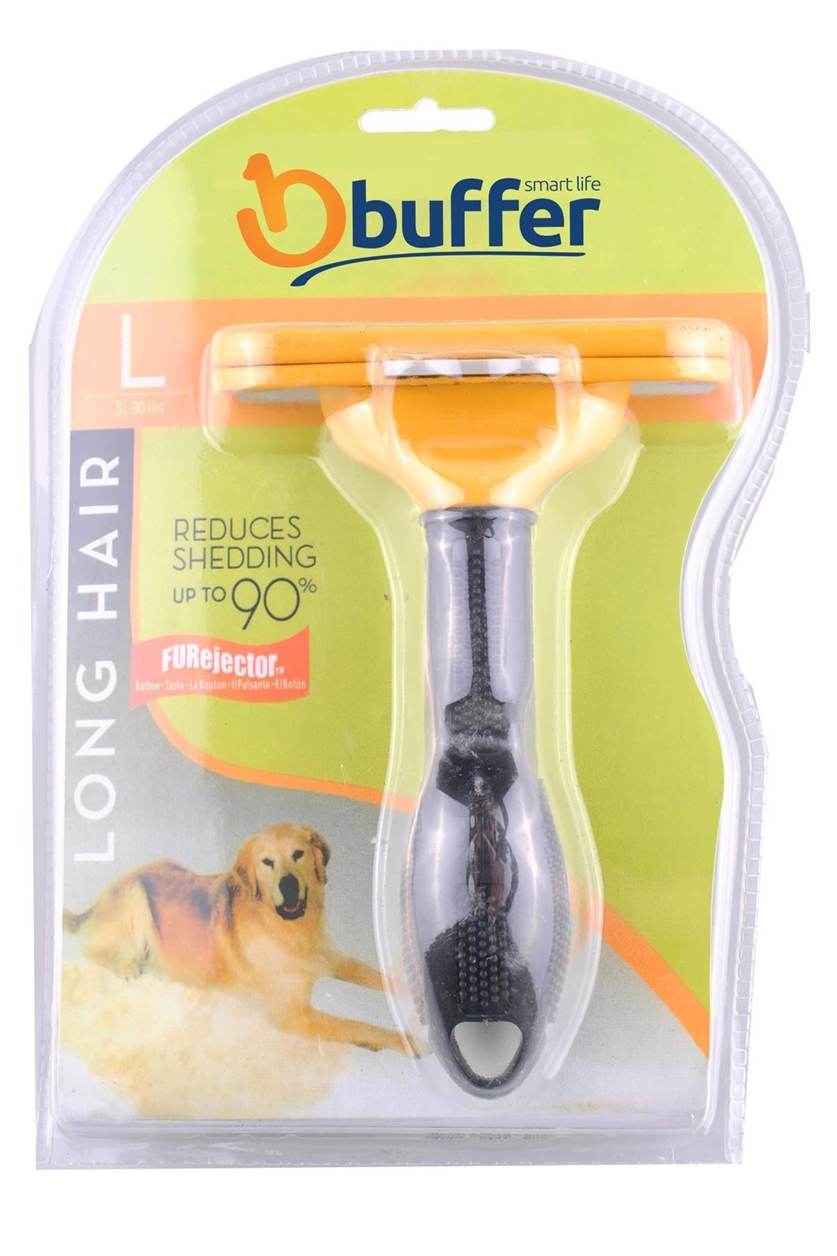 TBL Dekor® 23 KG Üzeri Uzun Tüylü Köpekler İçin Tüy Toplayıcı Ergonomik Tarak