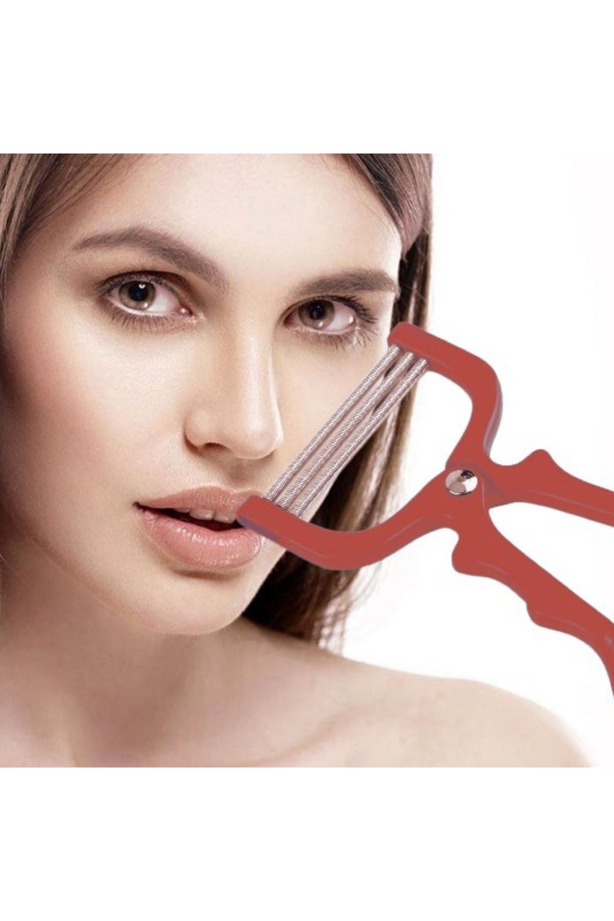 TBL Dekor® Kaş Bıyık Yüz Tüy Alma Aleti Yaylı Yüz Epilasyon Aleti