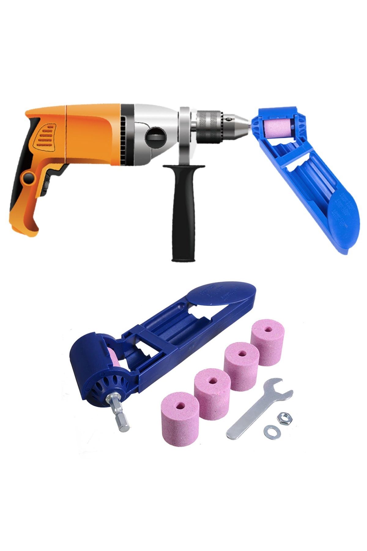 TBL Dekor® Taşınabilir Kullanımı Kolay Hafif Matkap Ucu Bileyici Matkap Ucu Bileme Keskinleştirme Apara