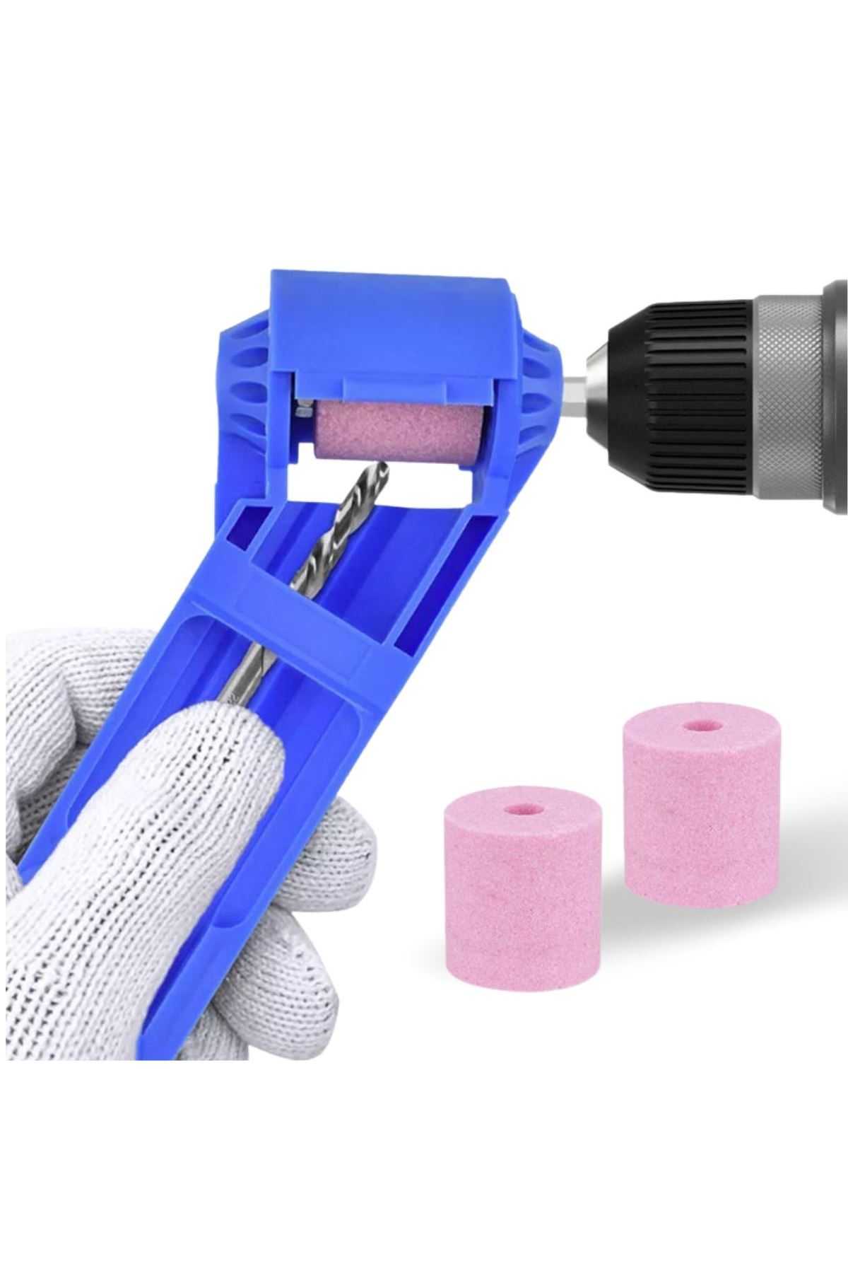 TBL Dekor® Taşınabilir Kullanımı Kolay Hafif Matkap Ucu Bileyici Matkap Ucu Bileme Keskinleştirme Apara