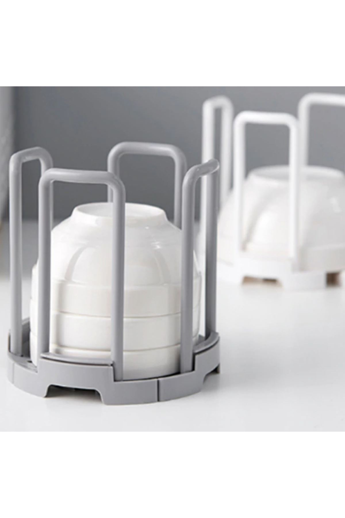 TBL Dekor® Tabak Bardak Kase Standı Bulaşık Kurutma Tutucu Mutfak Düzenleyici Organizatör