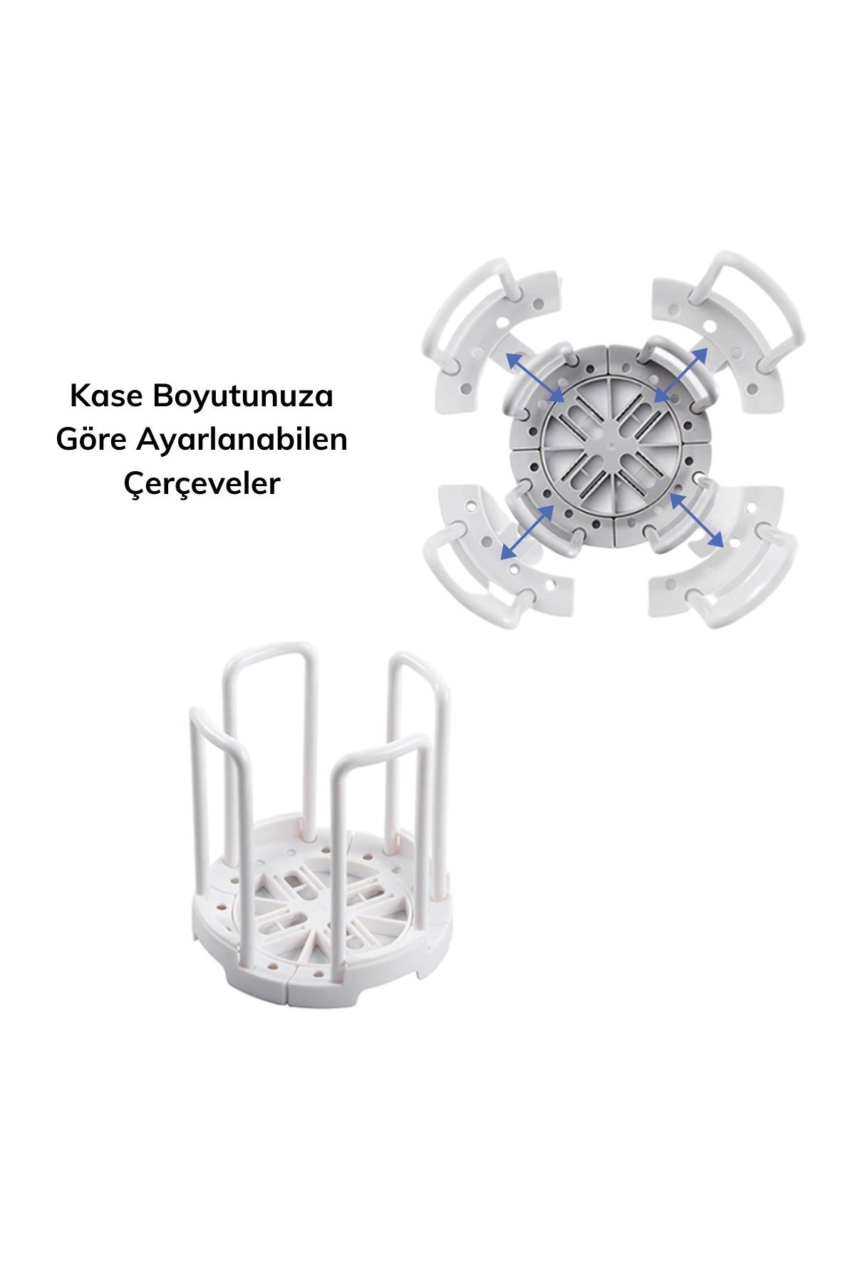 TBL Dekor® Tabak Bardak Kase Standı Bulaşık Kurutma Tutucu Mutfak Düzenleyici Organizatör