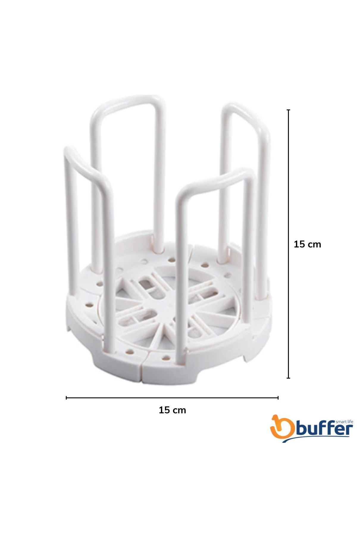 TBL Dekor® Tabak Bardak Kase Standı Bulaşık Kurutma Tutucu Mutfak Düzenleyici Organizatör