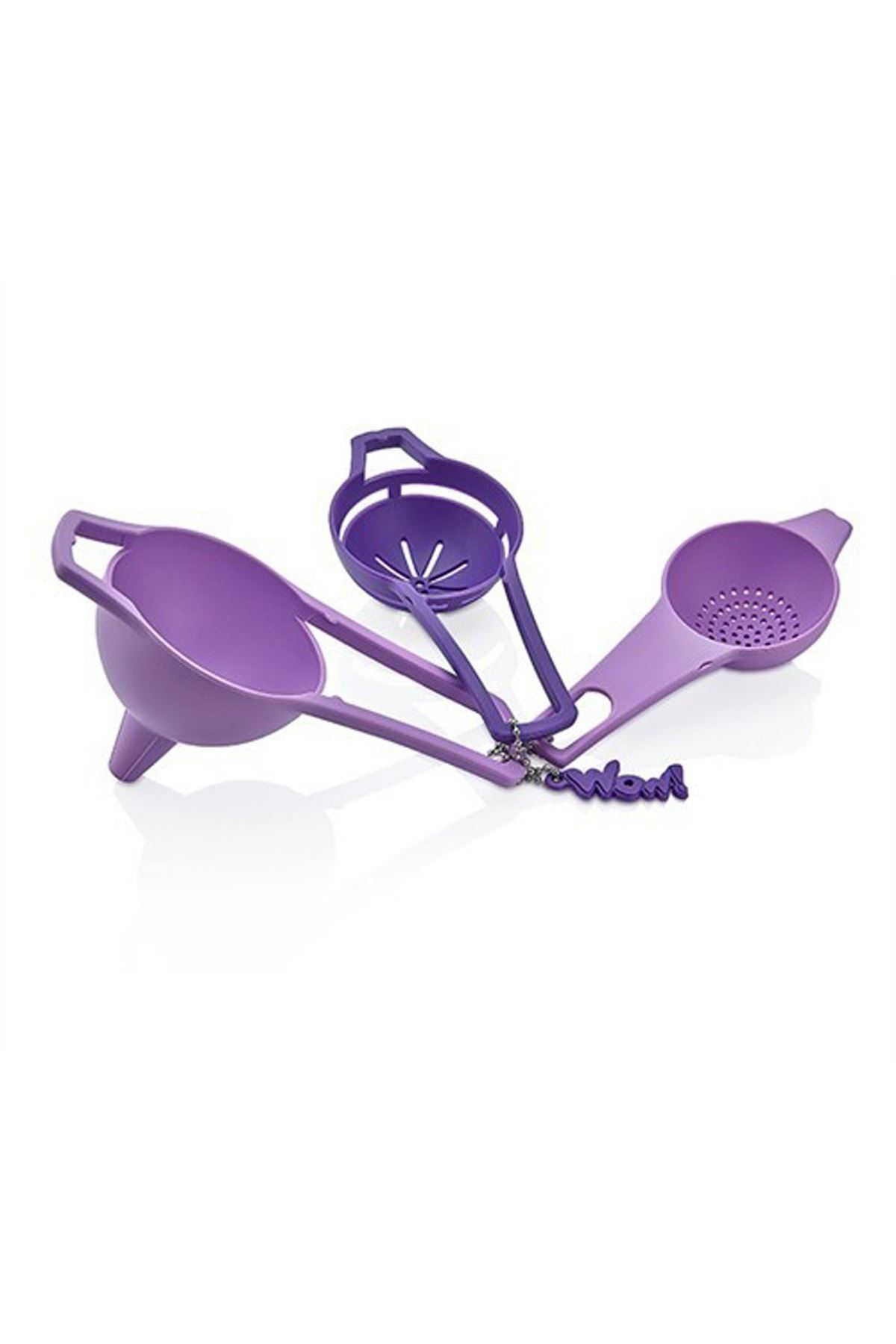 TBL Dekor® Pratik Yumurta Süzgeci Mini Süzgeç Huni Seti Hepsi Bir Arada