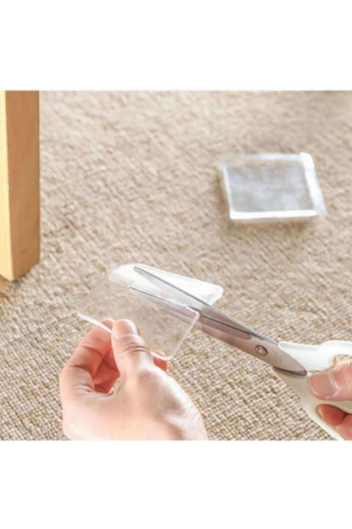 TBL Dekor® 4 Adet Silikon Şeffaf Koltuk Mobilya Masa Beyaz Eşya Yazıcı Koruyucu Kaydırmaz  Dayanıklı Pe