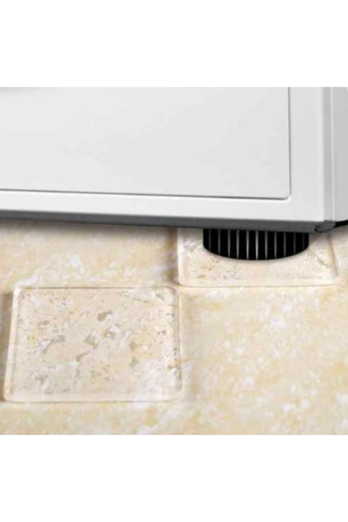 TBL Dekor® 4 Adet Silikon Şeffaf Koltuk Mobilya Masa Beyaz Eşya Yazıcı Koruyucu Kaydırmaz  Dayanıklı Pe