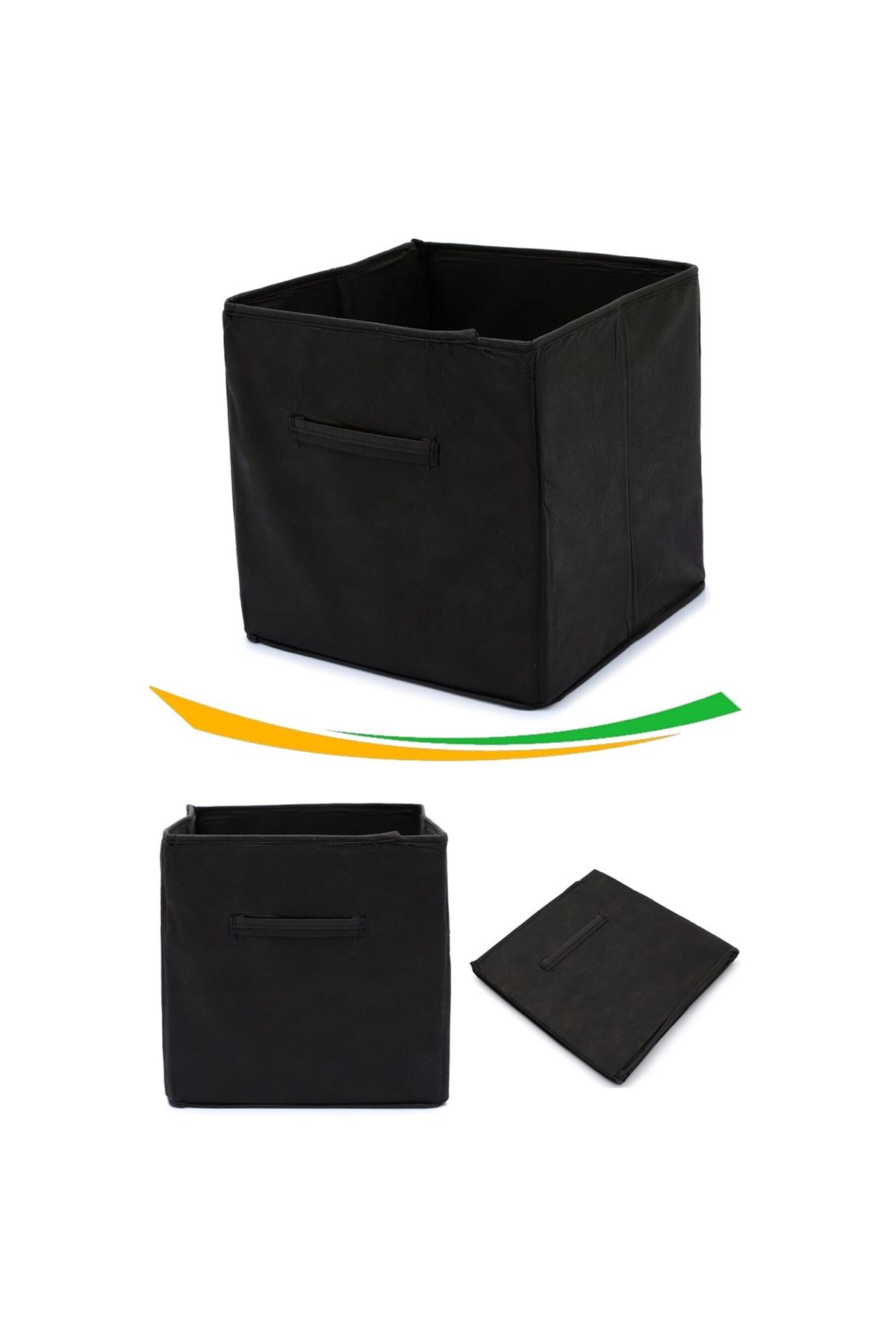 TBL Dekor® Çok Amaçlı Kullanım Dekoratif Dolap İçi Düzenleyici Organizer Katlanabilir Kutu