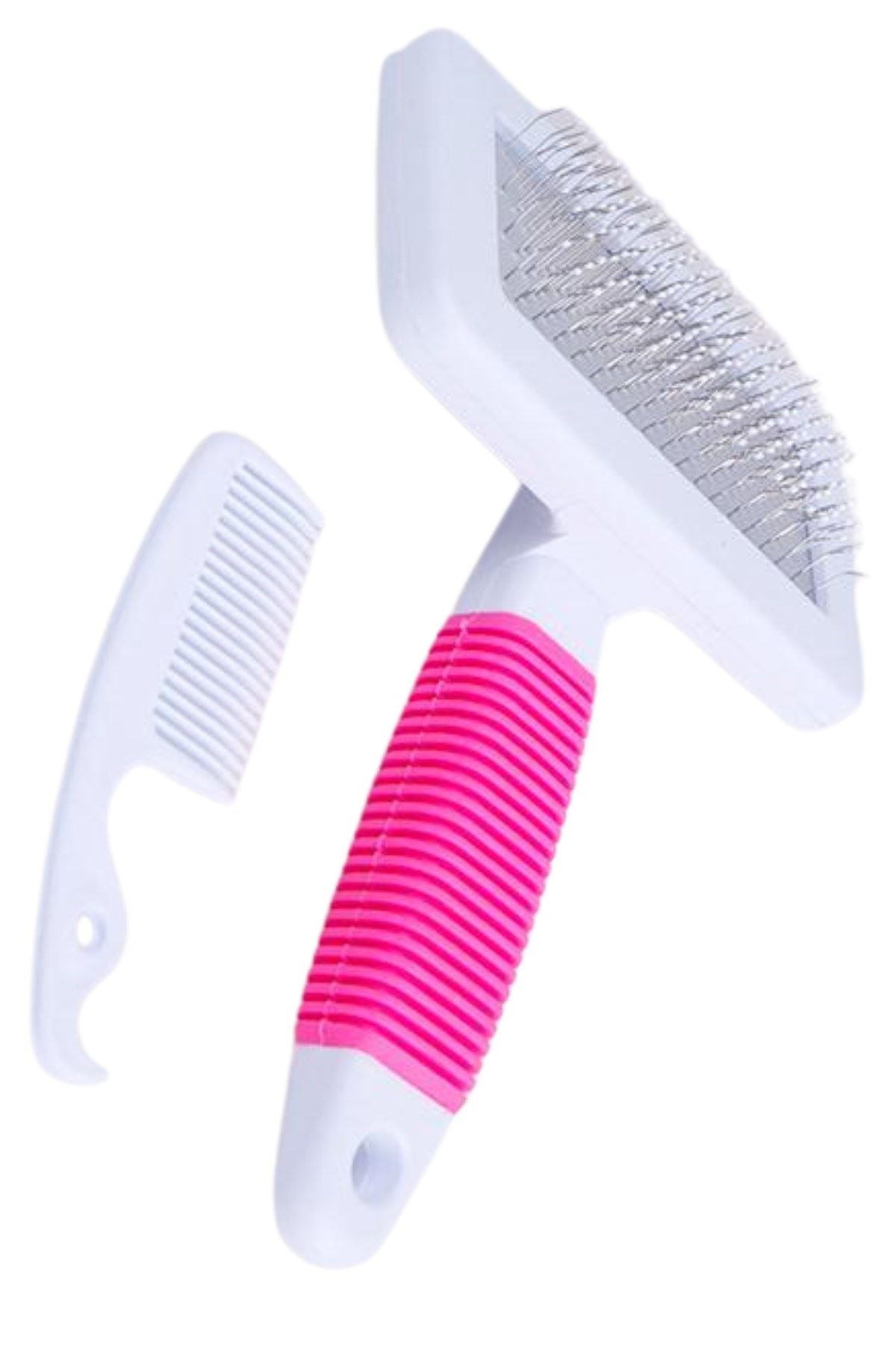 TBL Dekor® Kedi Köpek Telli Küçük Boy Tüy Bakım Seti Evcil Hayvan Tarama Fırçası