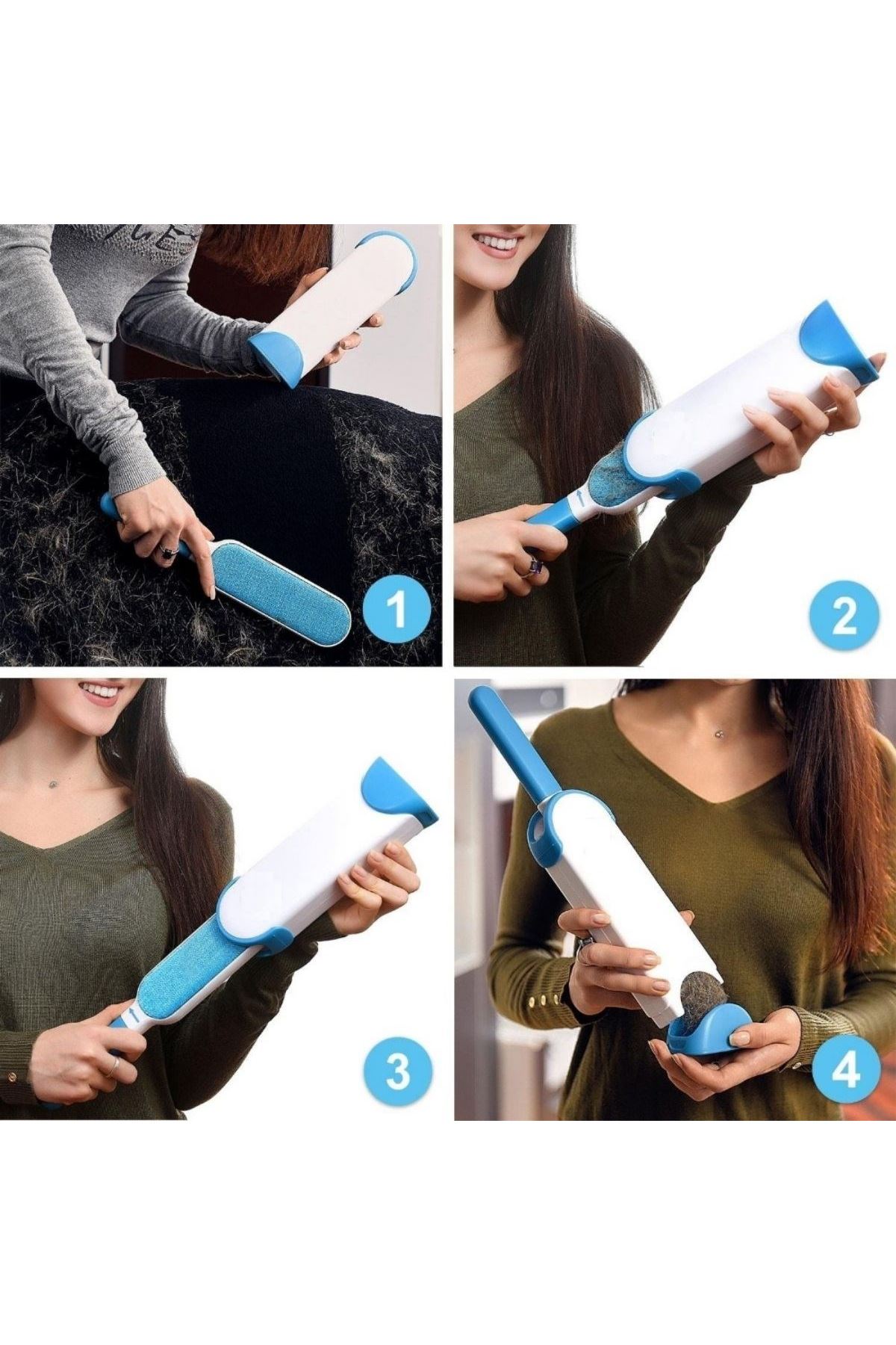 TBL Dekor® 2Li Set Kıl Tüy Toplayıcı Kendinden Temizlemeli Tarak