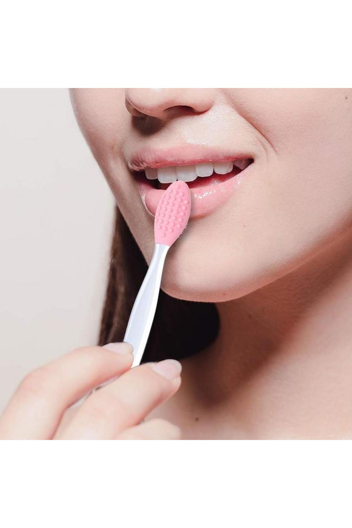 TBL Dekor® 2 Adet Dudak Fırçası Peeling Etkili Gözenek  Siyah Nokta Temizleyici Akne Giderici Çift Yönl