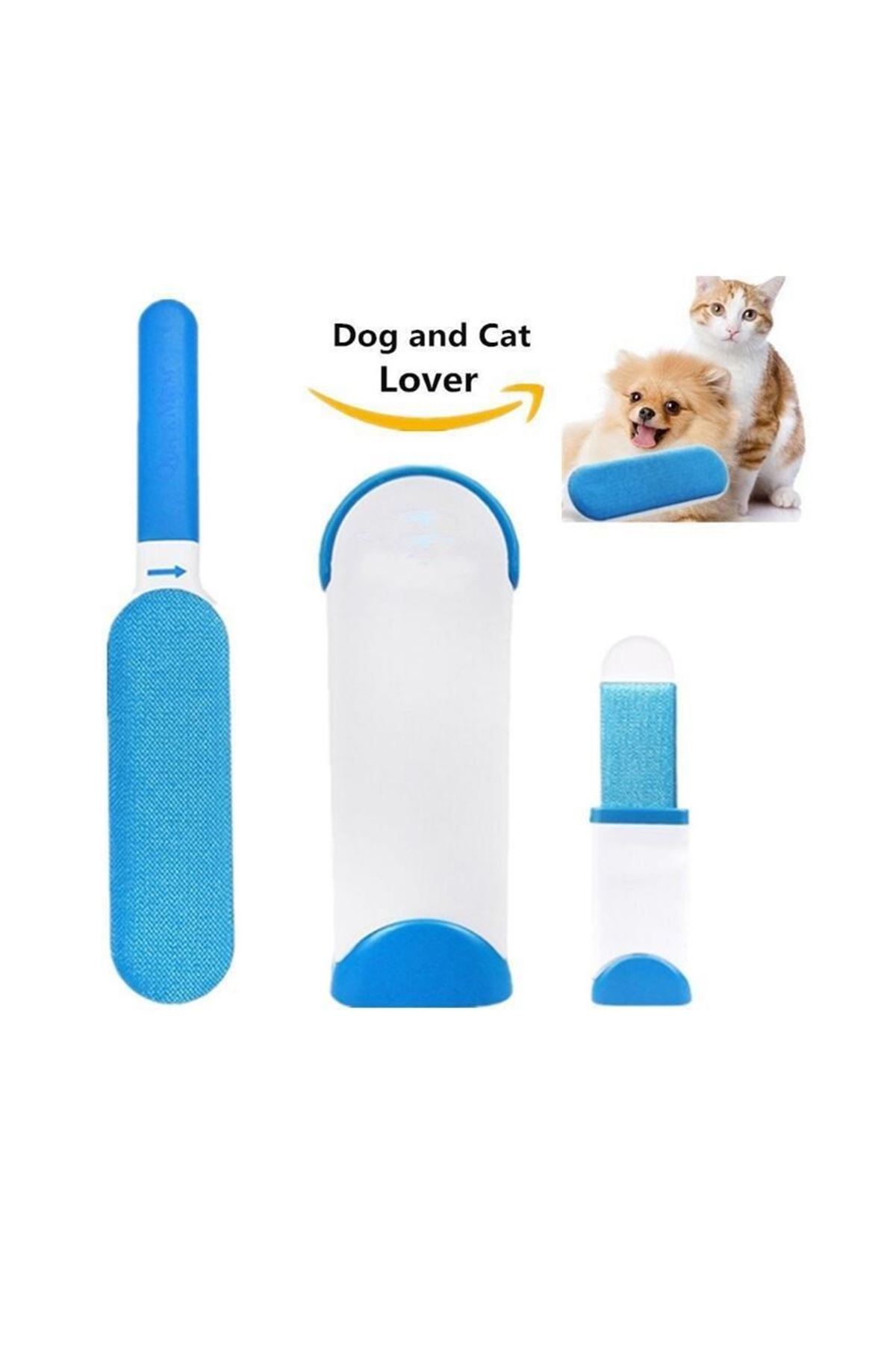 TBL Dekor® 2Li Set Kıl Tüy Toplayıcı Kendinden Temizlemeli Tarak