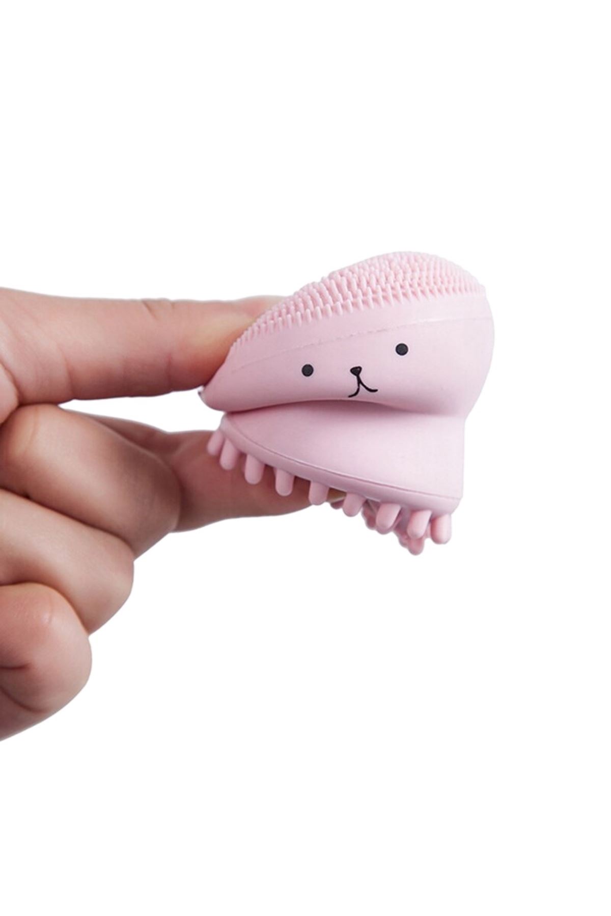 TBL Dekor® Peeling Etkili Mini El Yüz Cilt Temizleme Fırçası Silikon Temizlenmesi Kolay  Siyah Nokta Gi