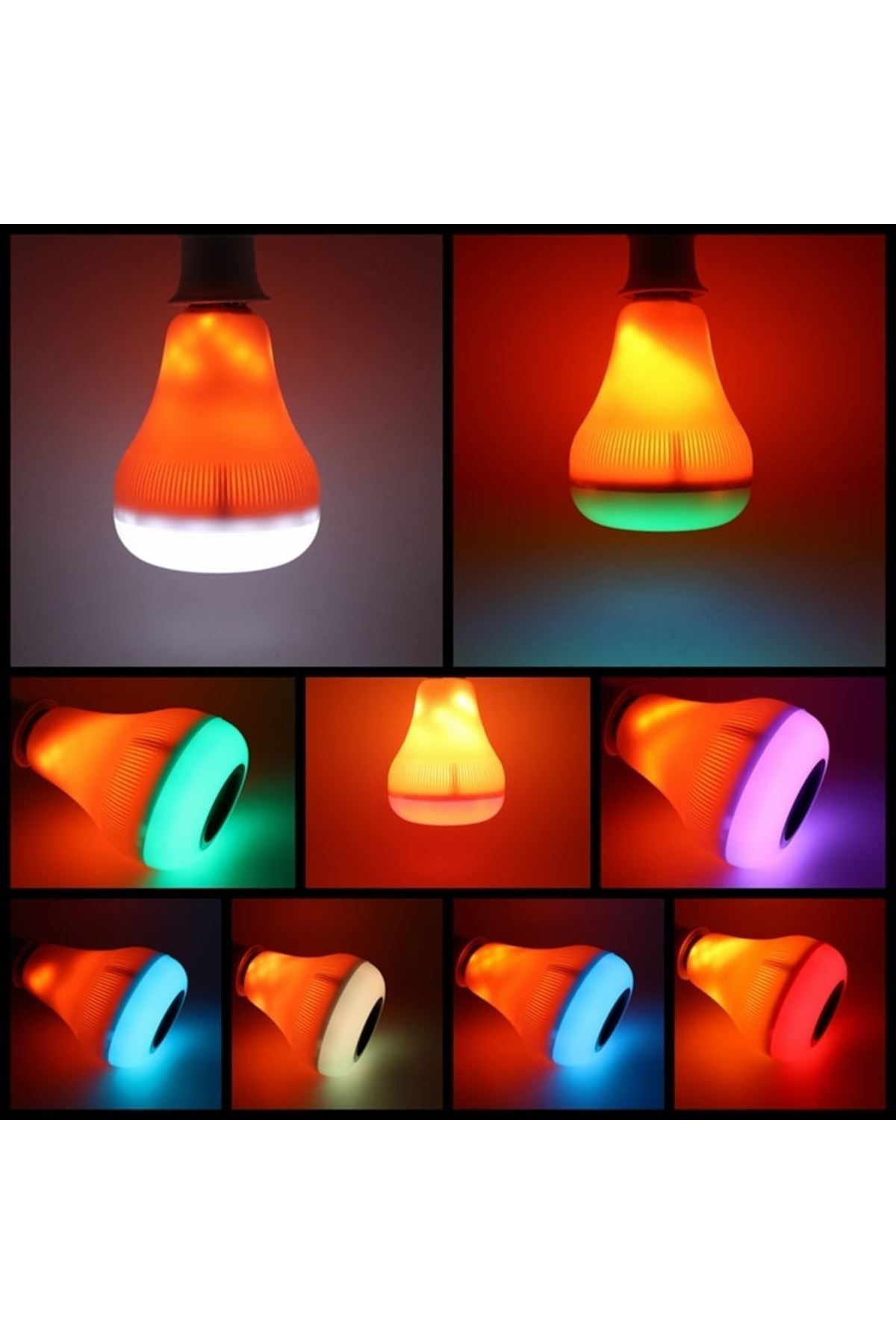 TBL Dekor® Kumandalı Bluetooth Hoparlör Ampul LD-37