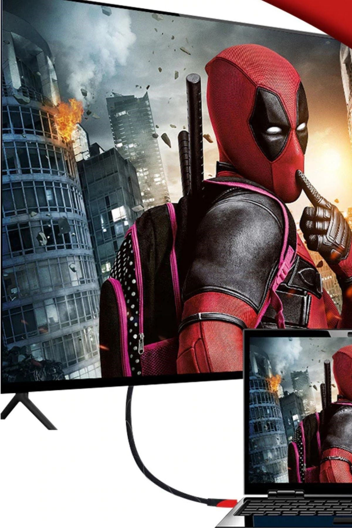 TBL Dekor® HDMI Kablosu HDTV Bilgisayar Uydu Görüntü Ses Full HD Sargılı Görüntü Aktarma Kablosu