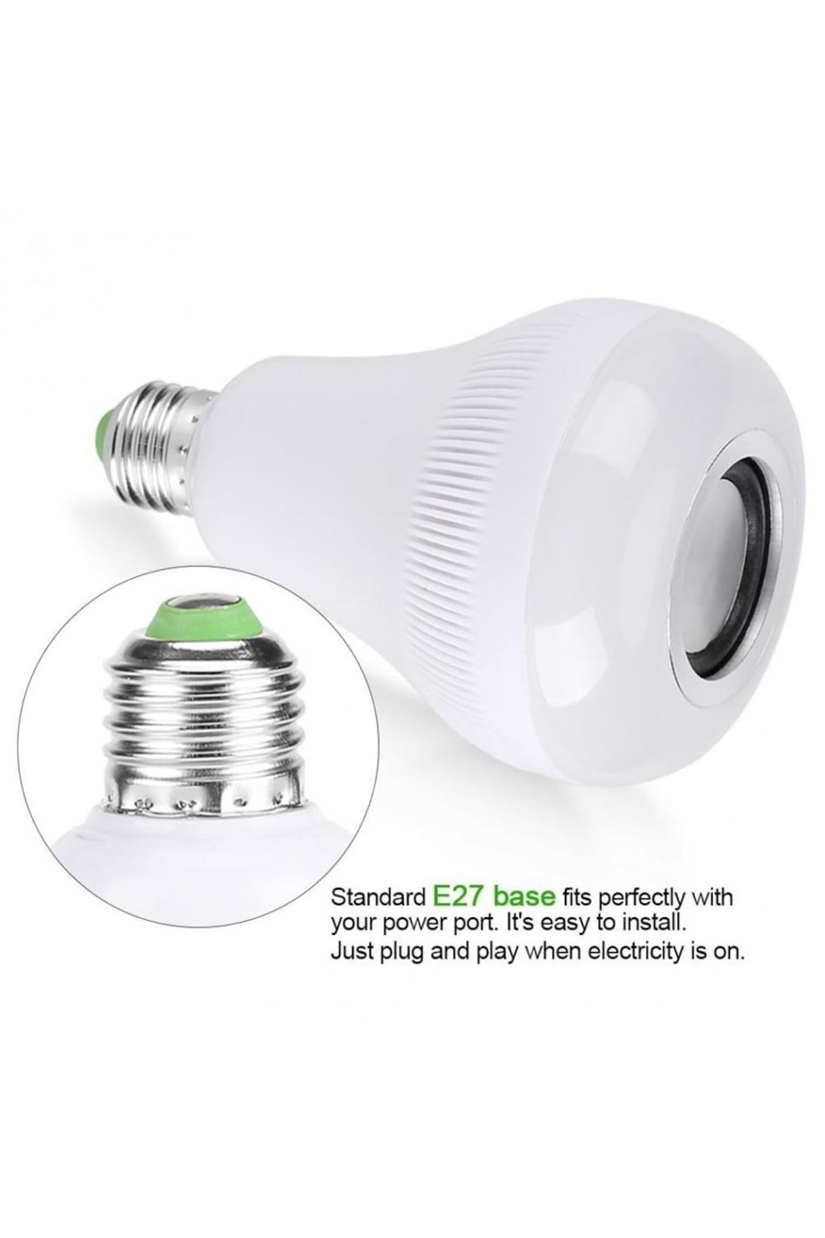 TBL Dekor® Kumandalı Bluetooth Hoparlör Ampul LD-37