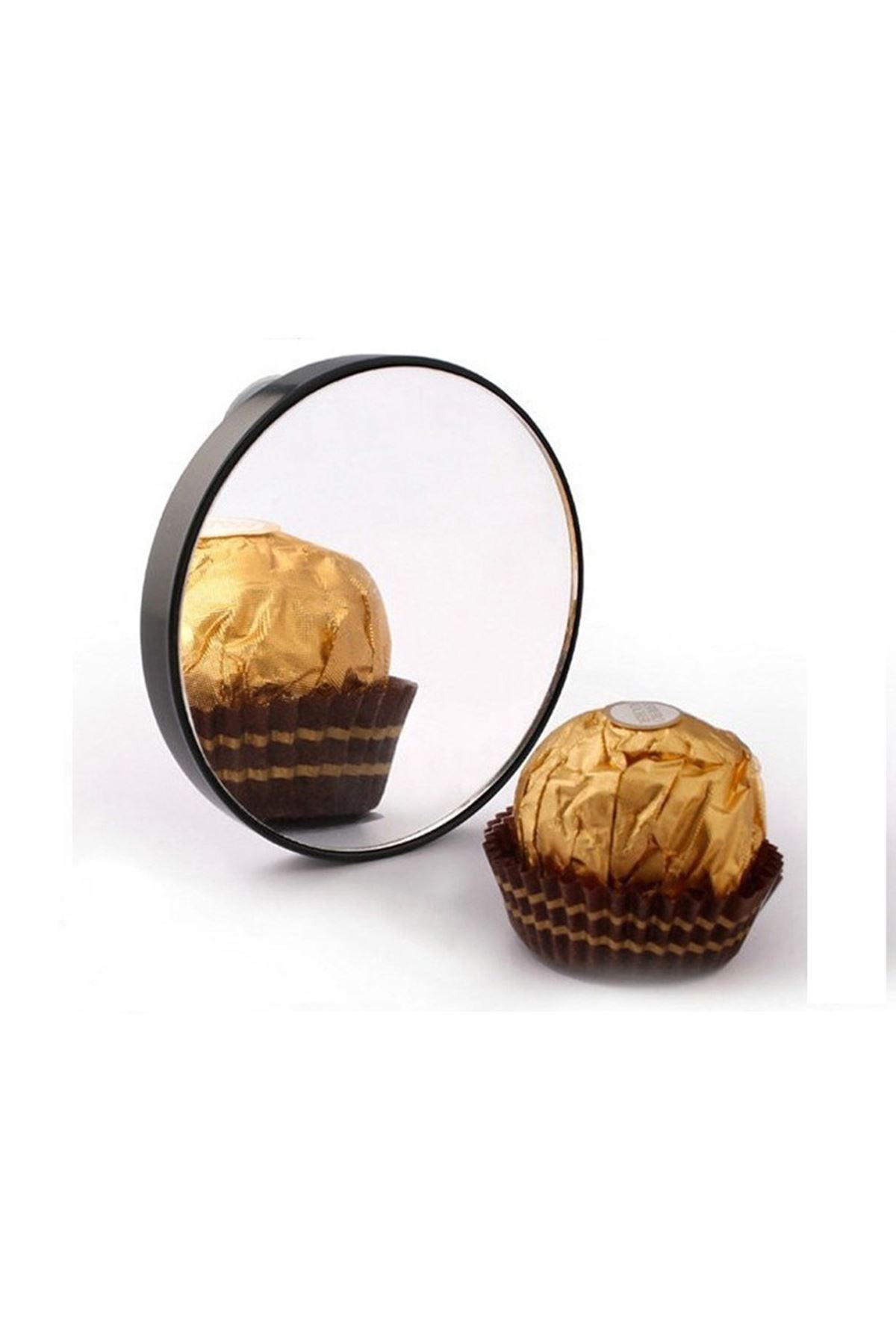 TBL Dekor® 10x Büyüteçli Vantuzlu Pratik Kullanışlı Makyaj Lens Traş Aynası