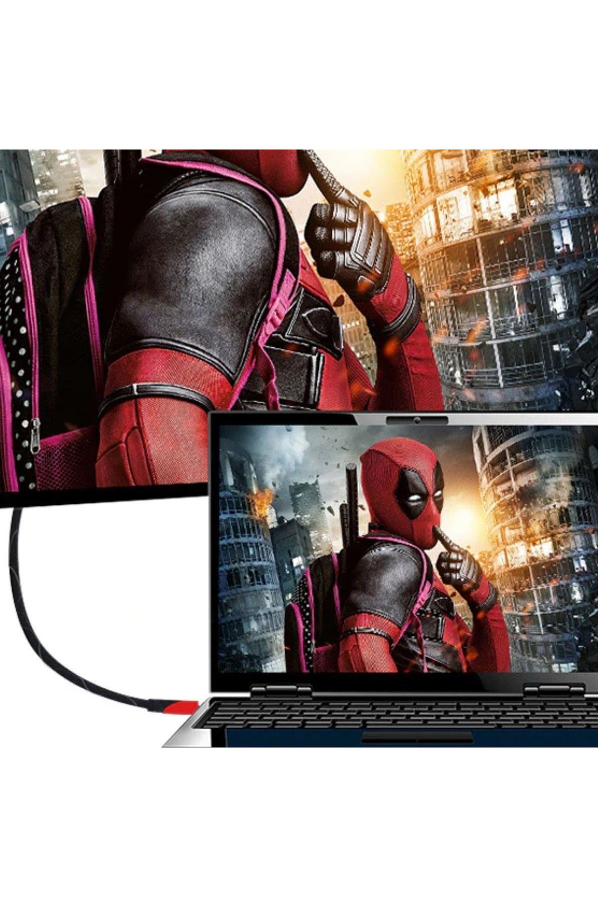 TBL Dekor® HDMI Kablosu HDTV Bilgisayar Uydu Görüntü Ses Full HD Sargılı Görüntü Aktarma Kablosu