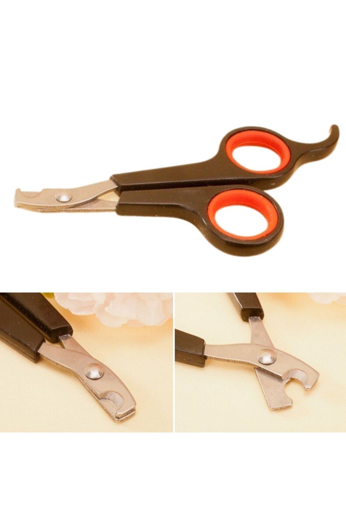 TBL Dekor Küçük Çelik Uçlu Kedi Köpek Evcil Hayvan Tırnak Makası Pati Bakım Aleti Ergonomik Kaymaz Sap