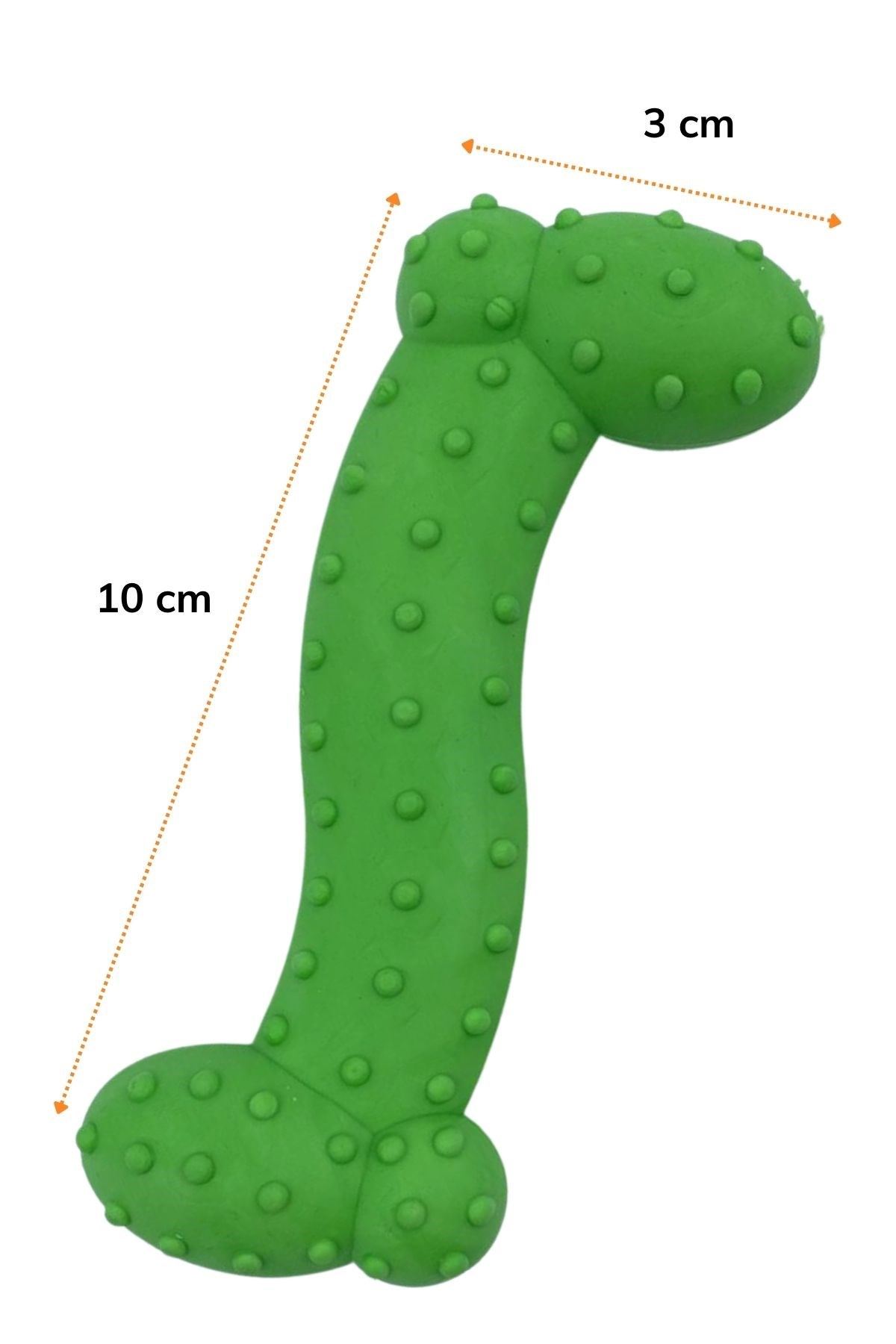 TBL Dekor® Tiny Kemik Oyuncağı Tırtıklı Yüzey Küçük Kemik Plastik Köpek Oyuncağı