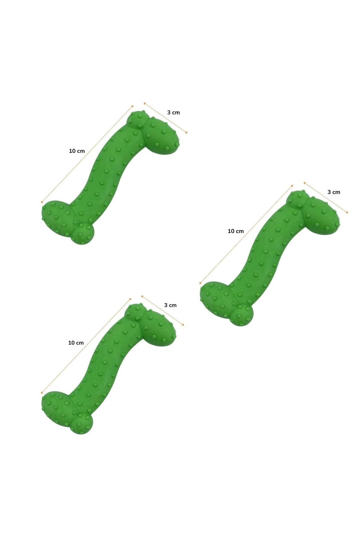 TBL Dekor® Tiny Kemik Oyuncağı Tırtıklı Yüzey Küçük Kemik Plastik Köpek Oyuncağı